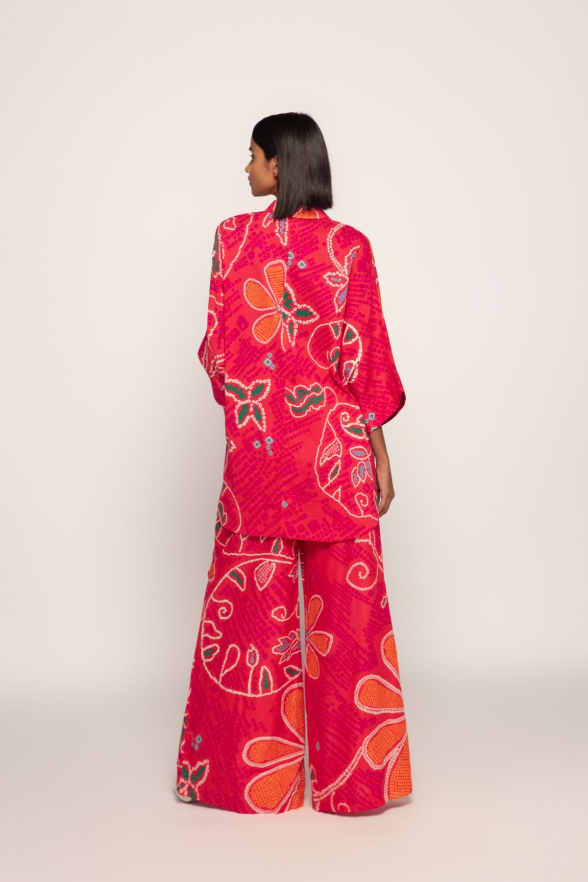 Marigold Batwing Shirt With Palazzo