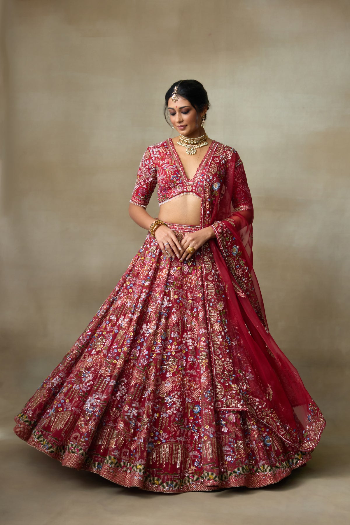 Lovebirds Lehenga Set