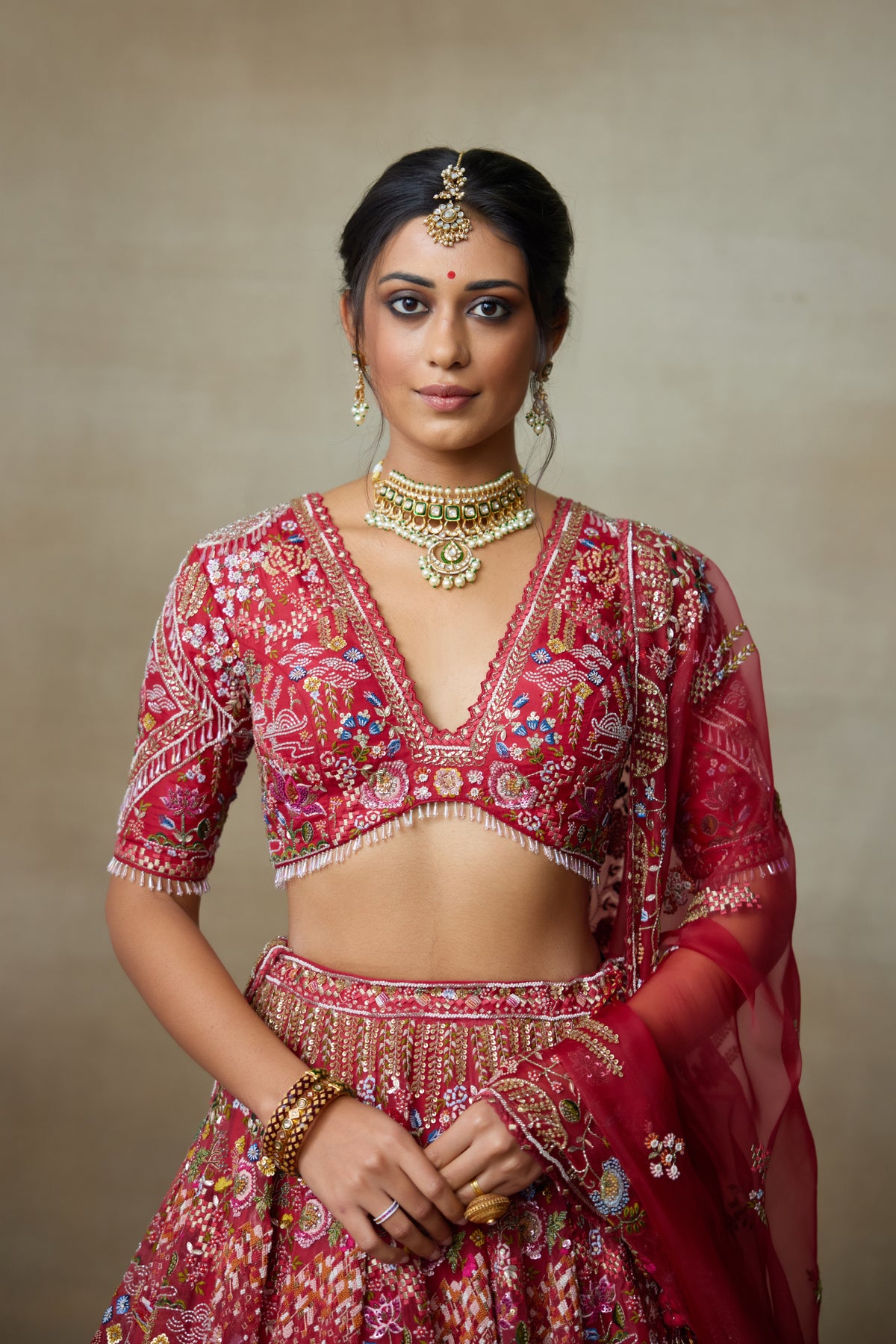 Lovebirds Lehenga Set