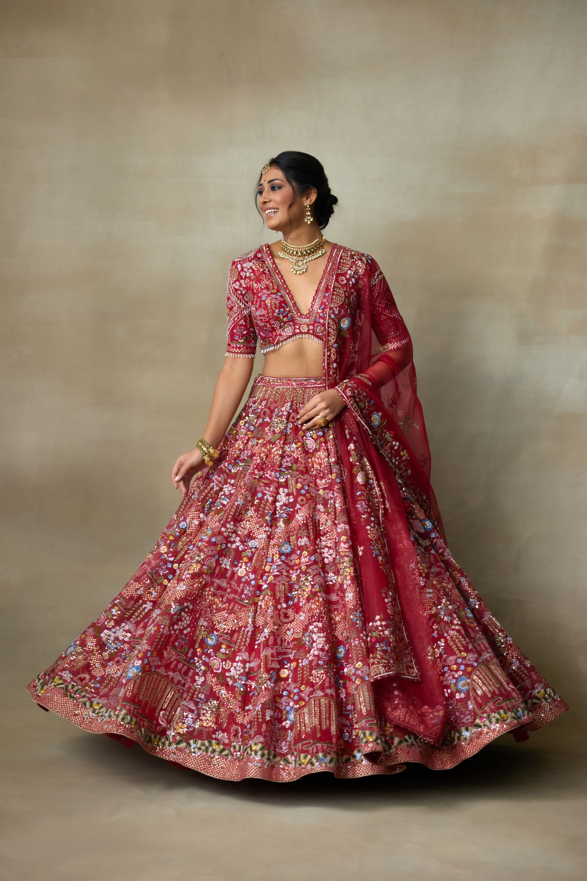 Lovebirds Lehenga Set