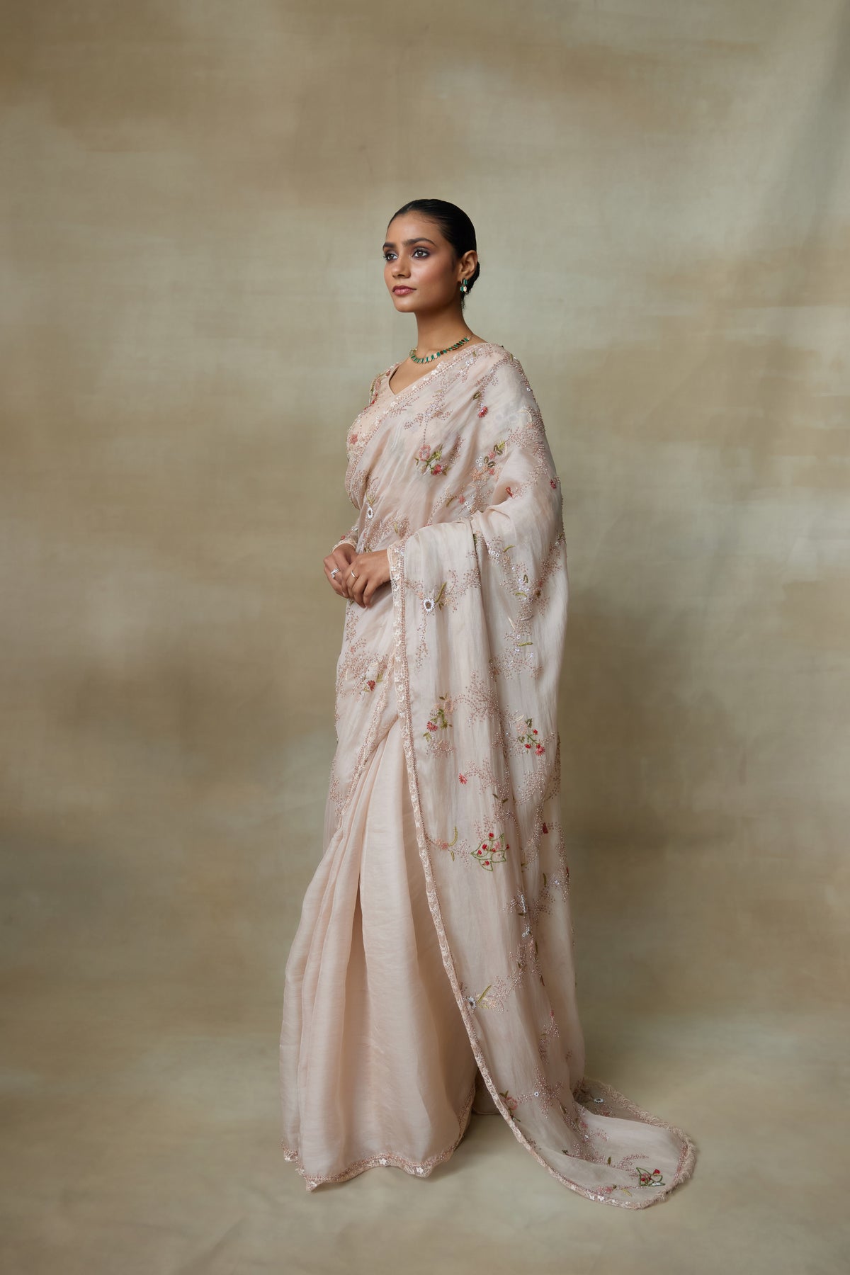 Blush Saree