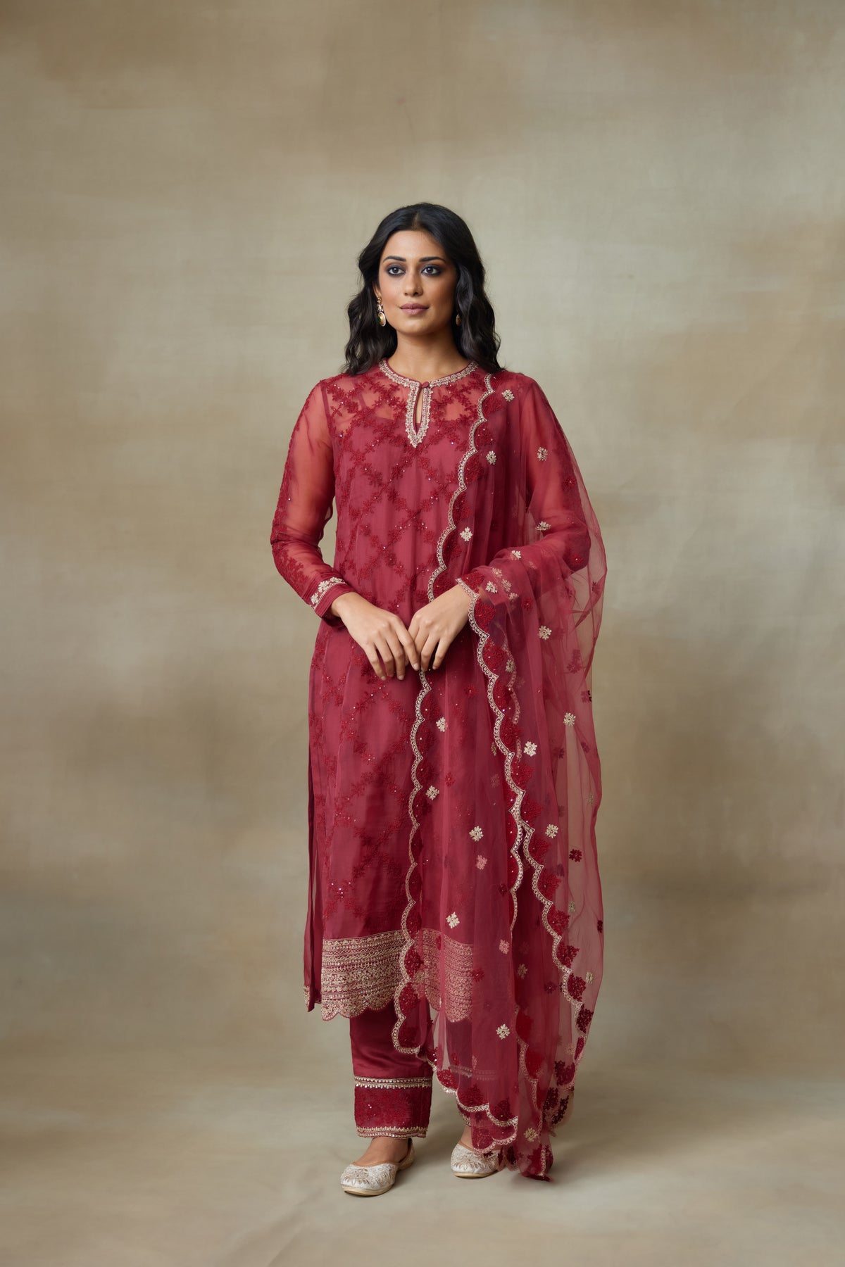 Rose Kurta Set