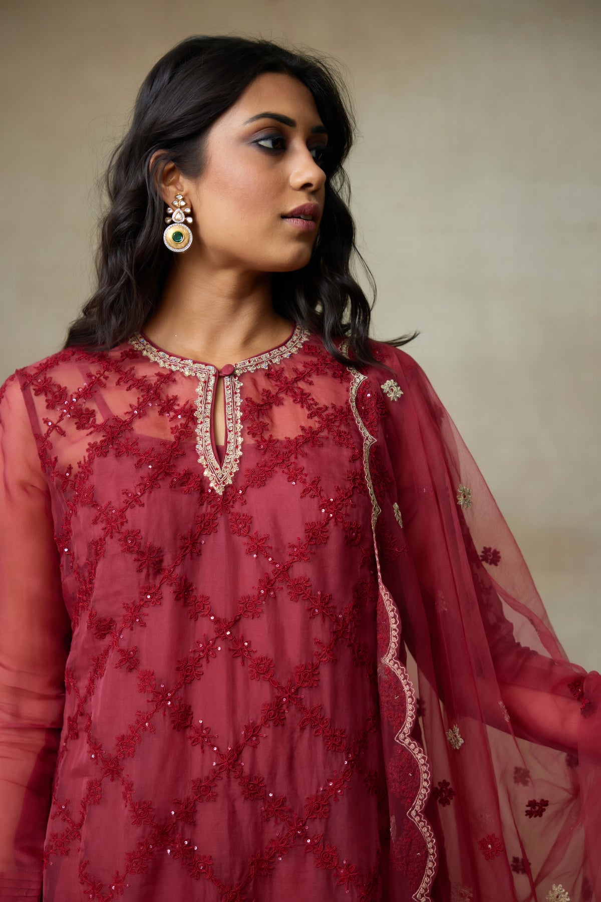 Rose Kurta Set