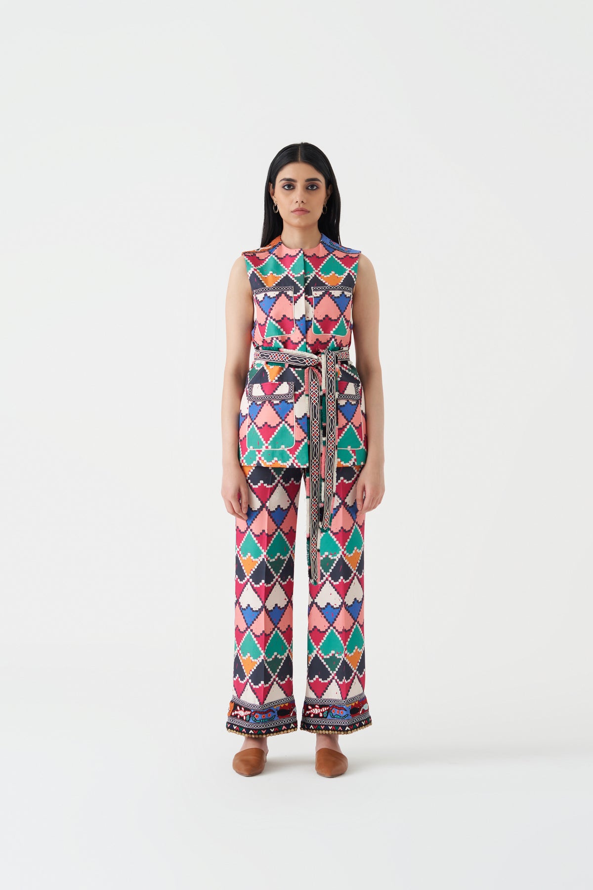 Silk Tulum Pantsuit