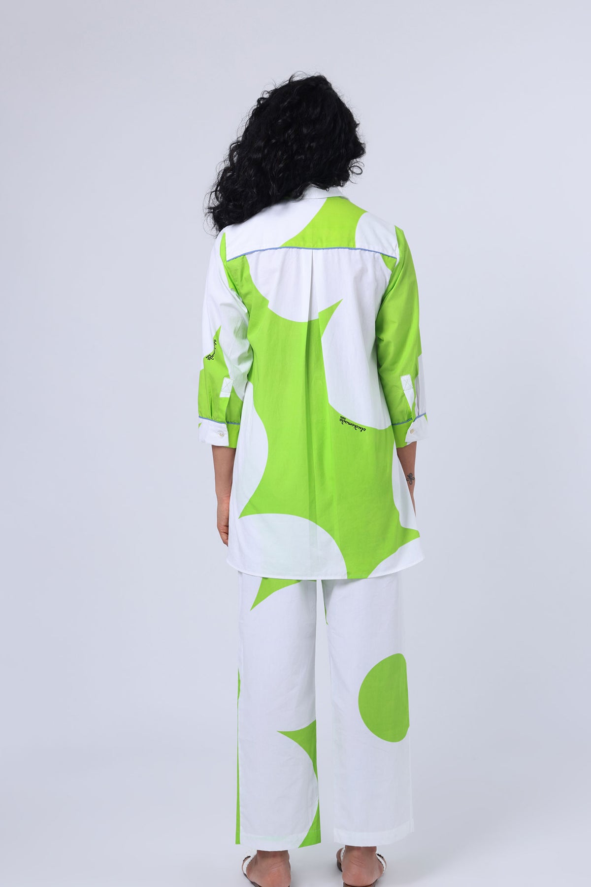 Green Petnuia A-line Shirt