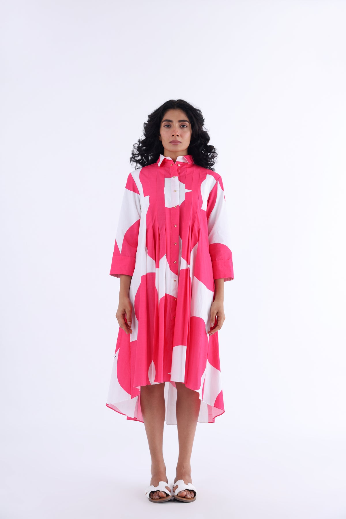 Pink Petnuia A Line Dress