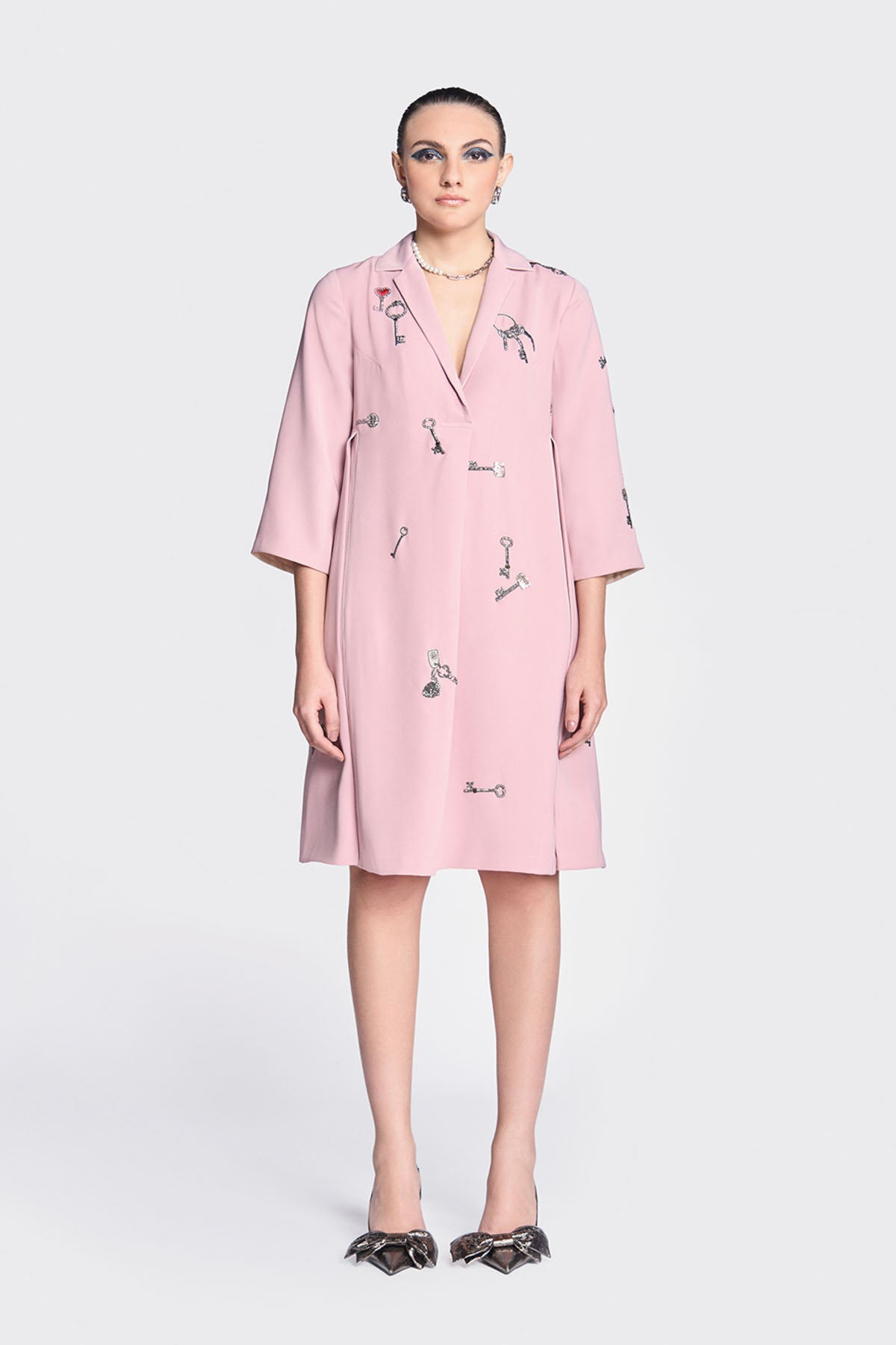 Precious Keys Panelled Waist Dress