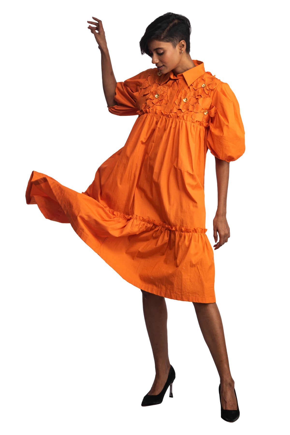 The furbelow dress
