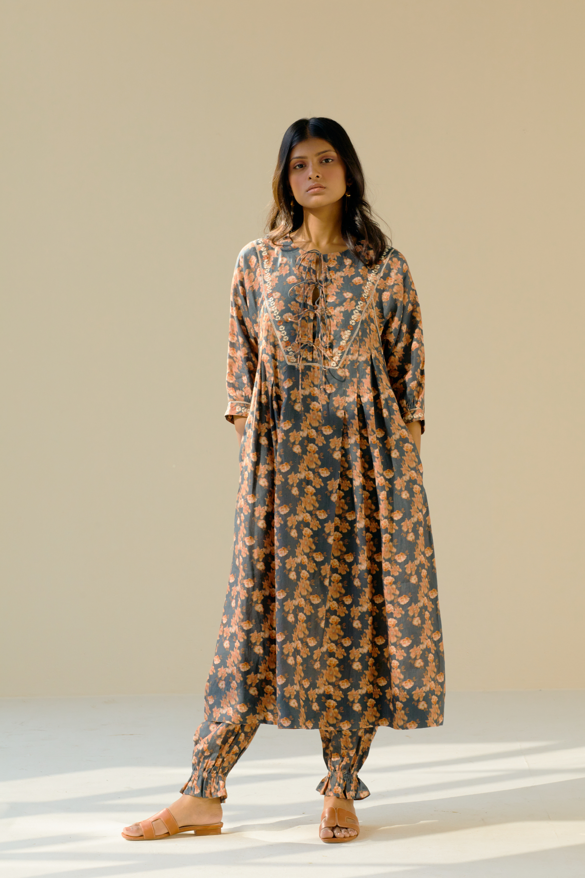 Norah pleated dress