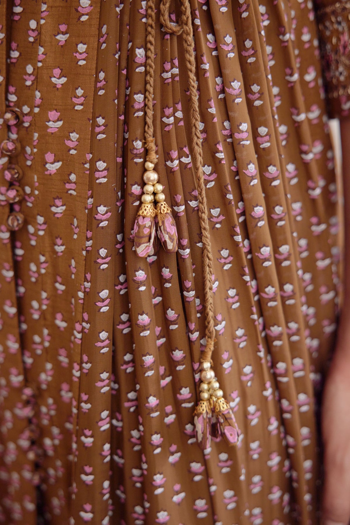 Brown Anarkali Set