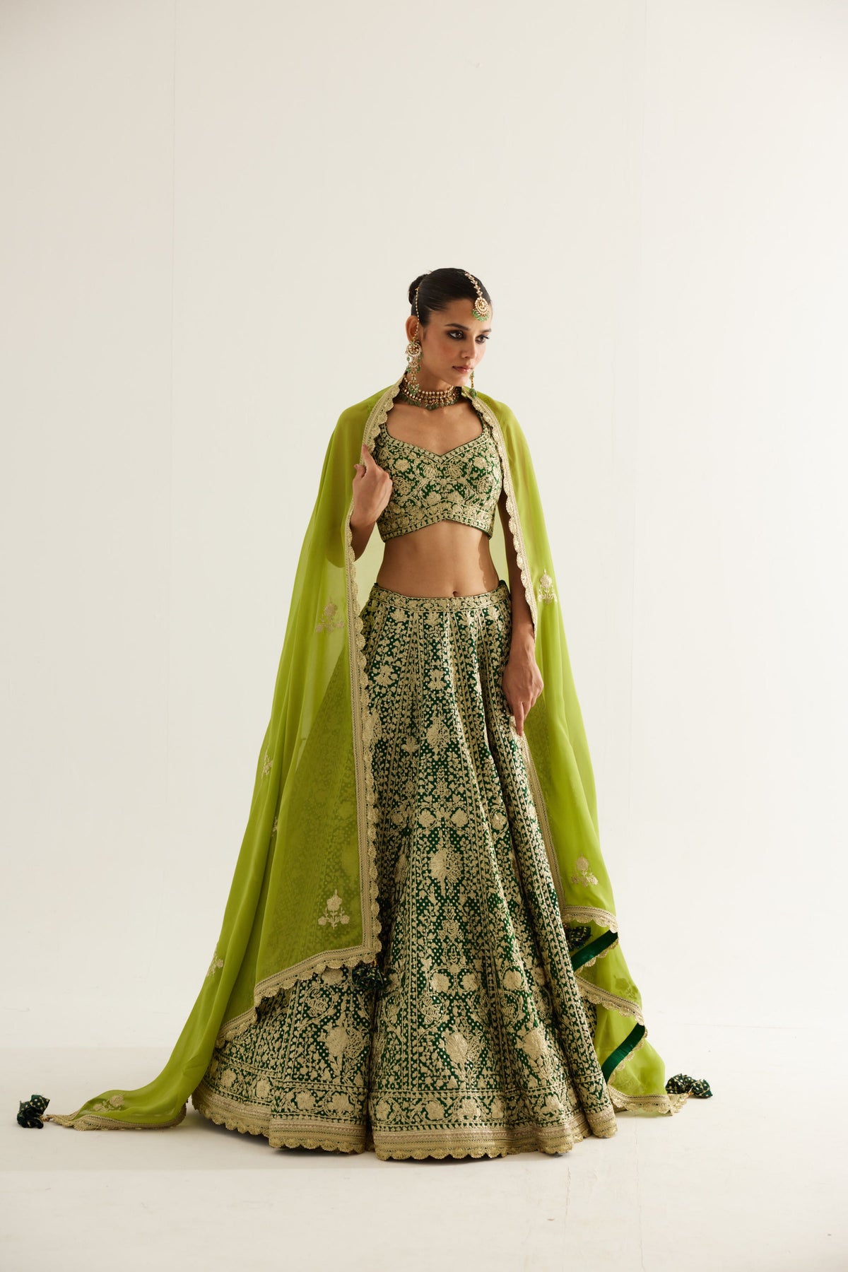 Verdant Green Lehenga Set