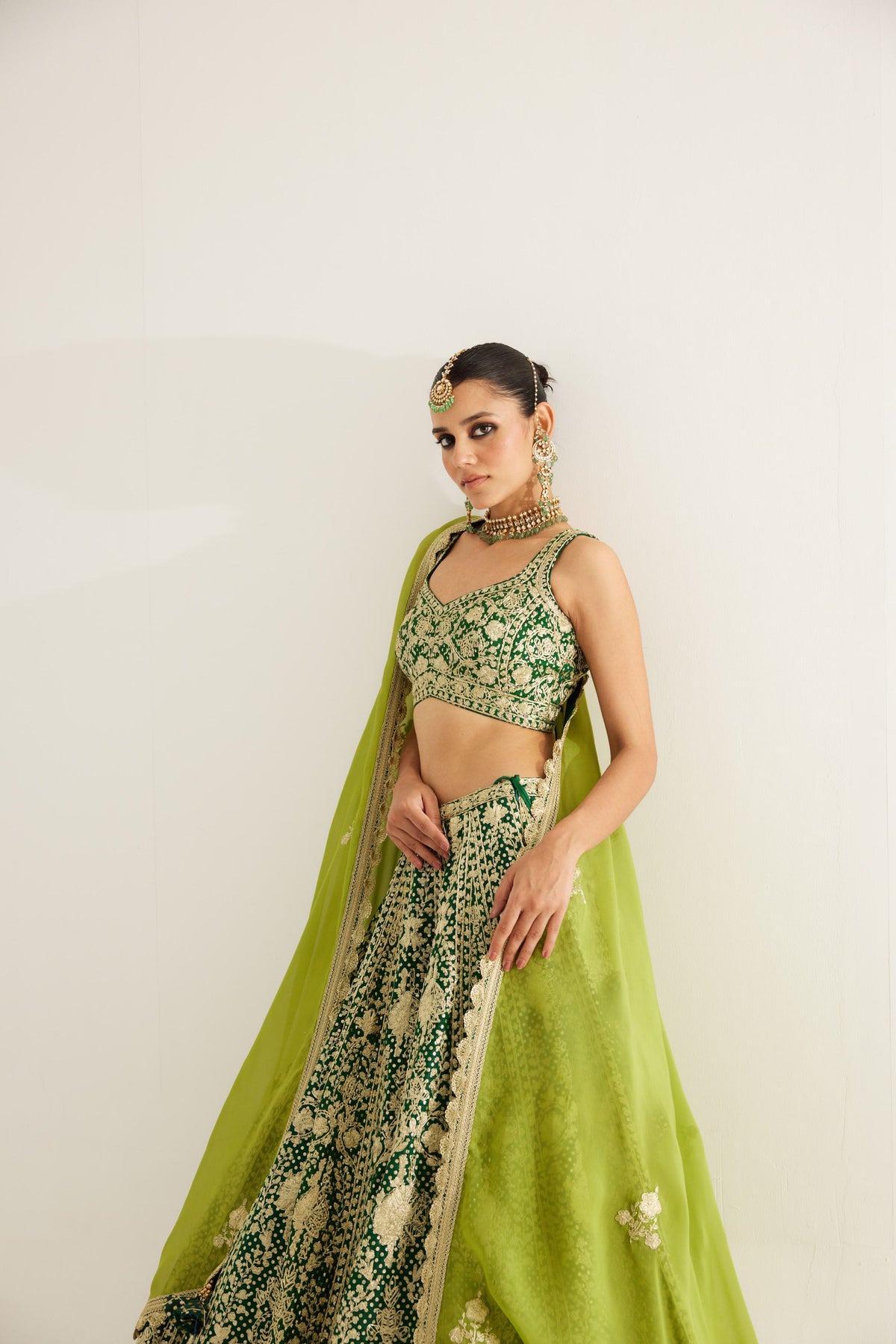 Verdant Green Lehenga Set