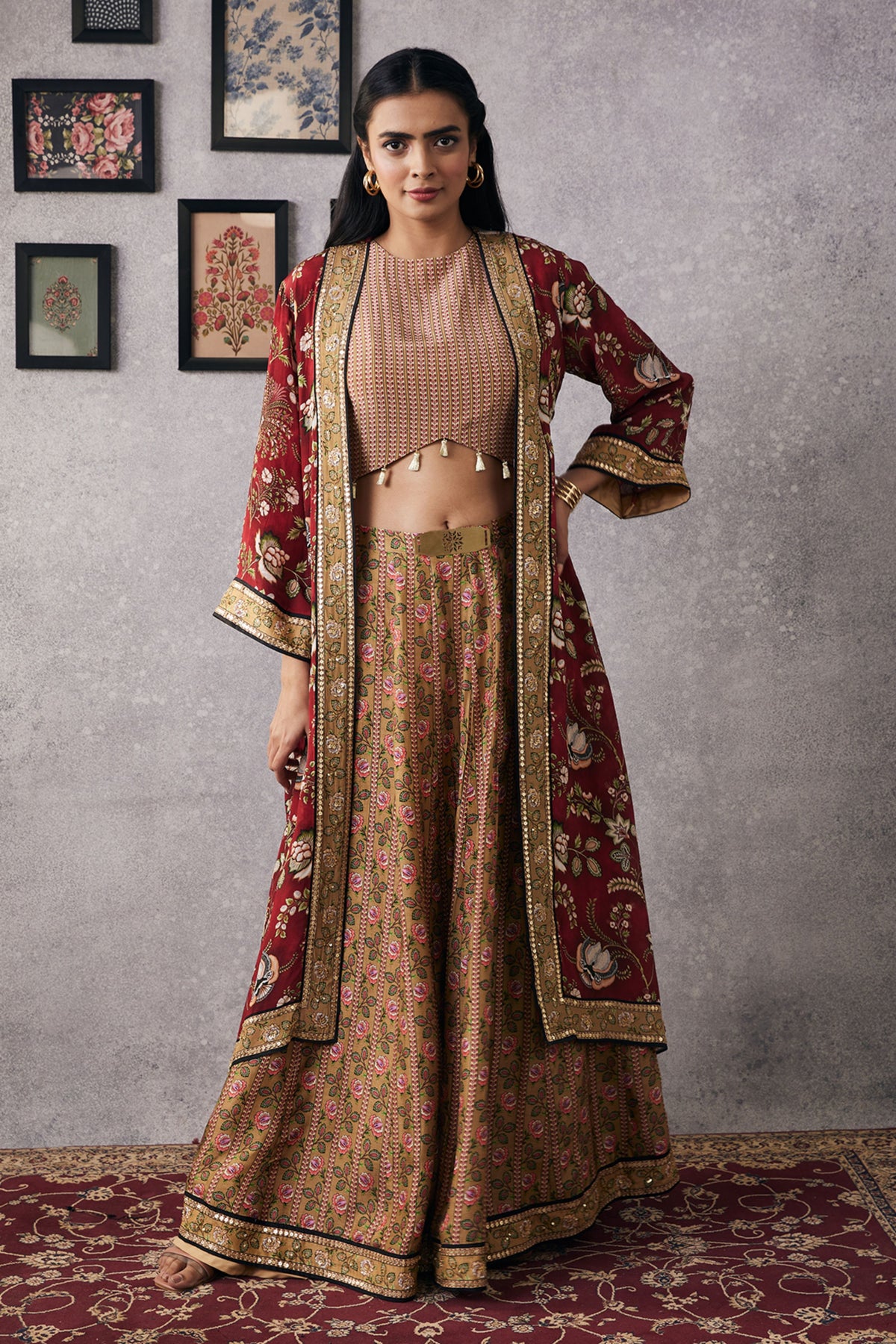 Mehr Lehenga Set With Jacket