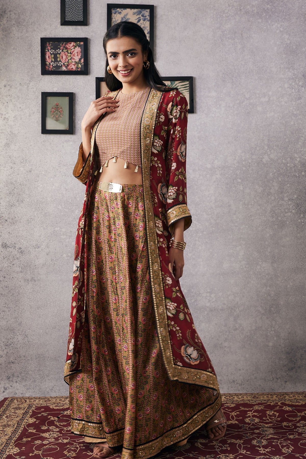 Mehr Lehenga Set With Jacket