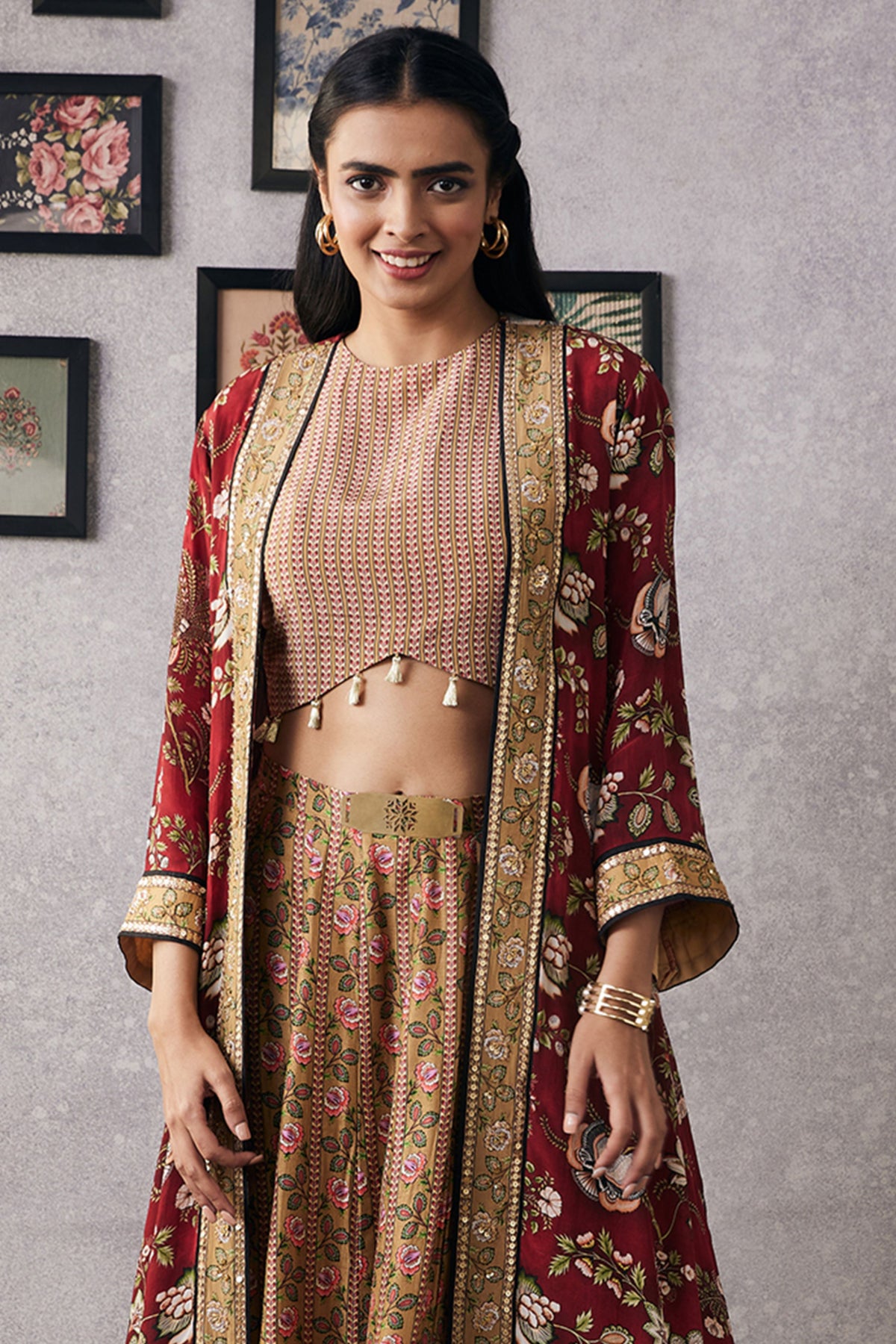 Mehr Lehenga Set With Jacket