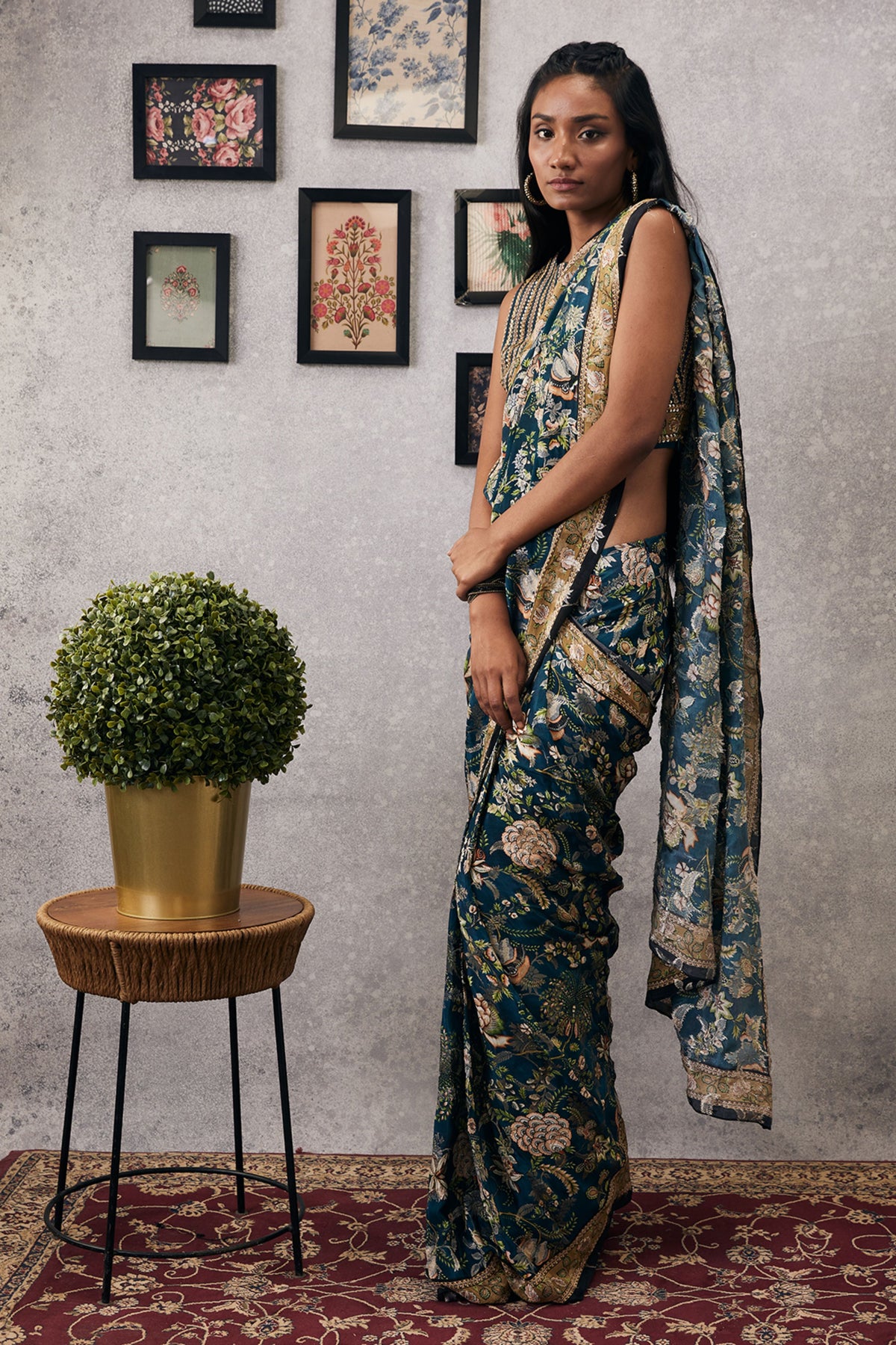 Mehr Pre-draped Saree