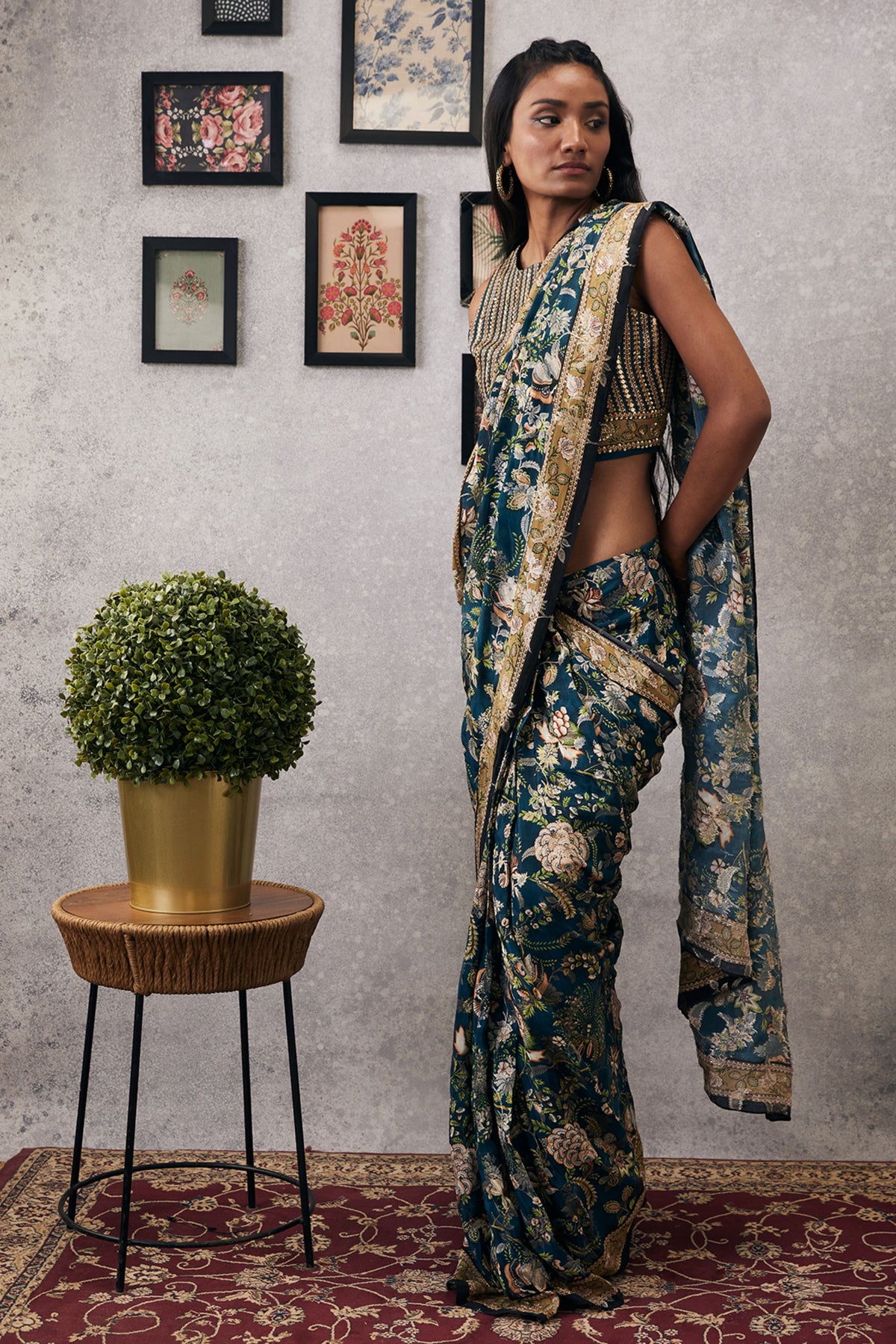 Mehr Pre-draped Saree