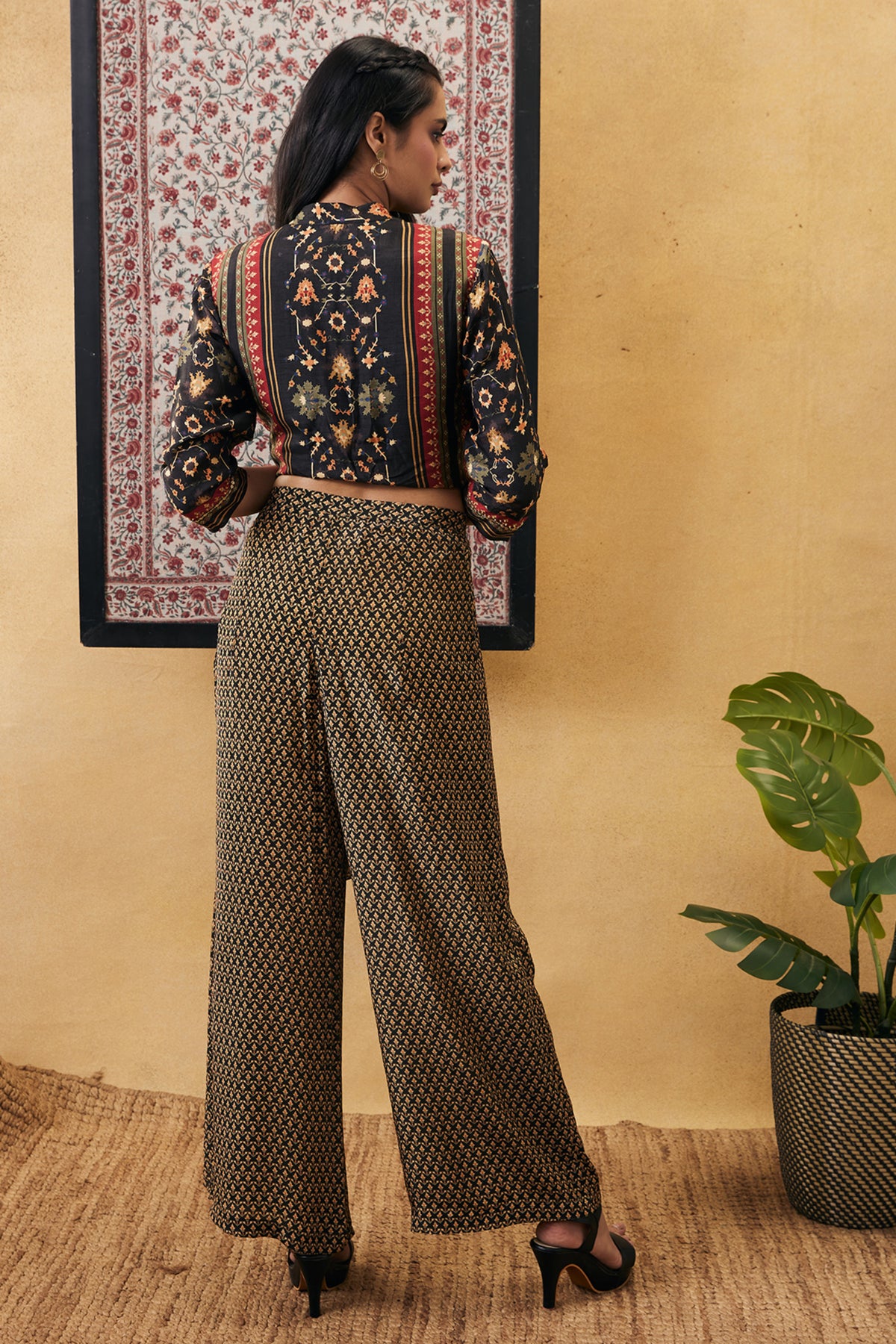Zahra Top With Drape Pants