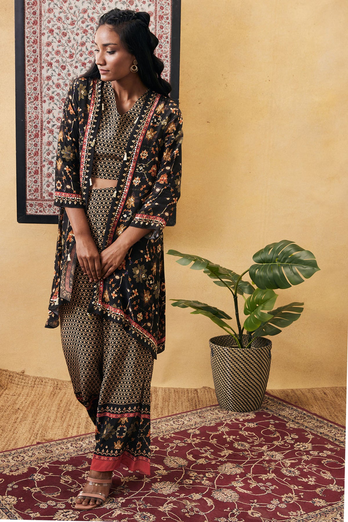 Zahra Co-ord Set With Jacket