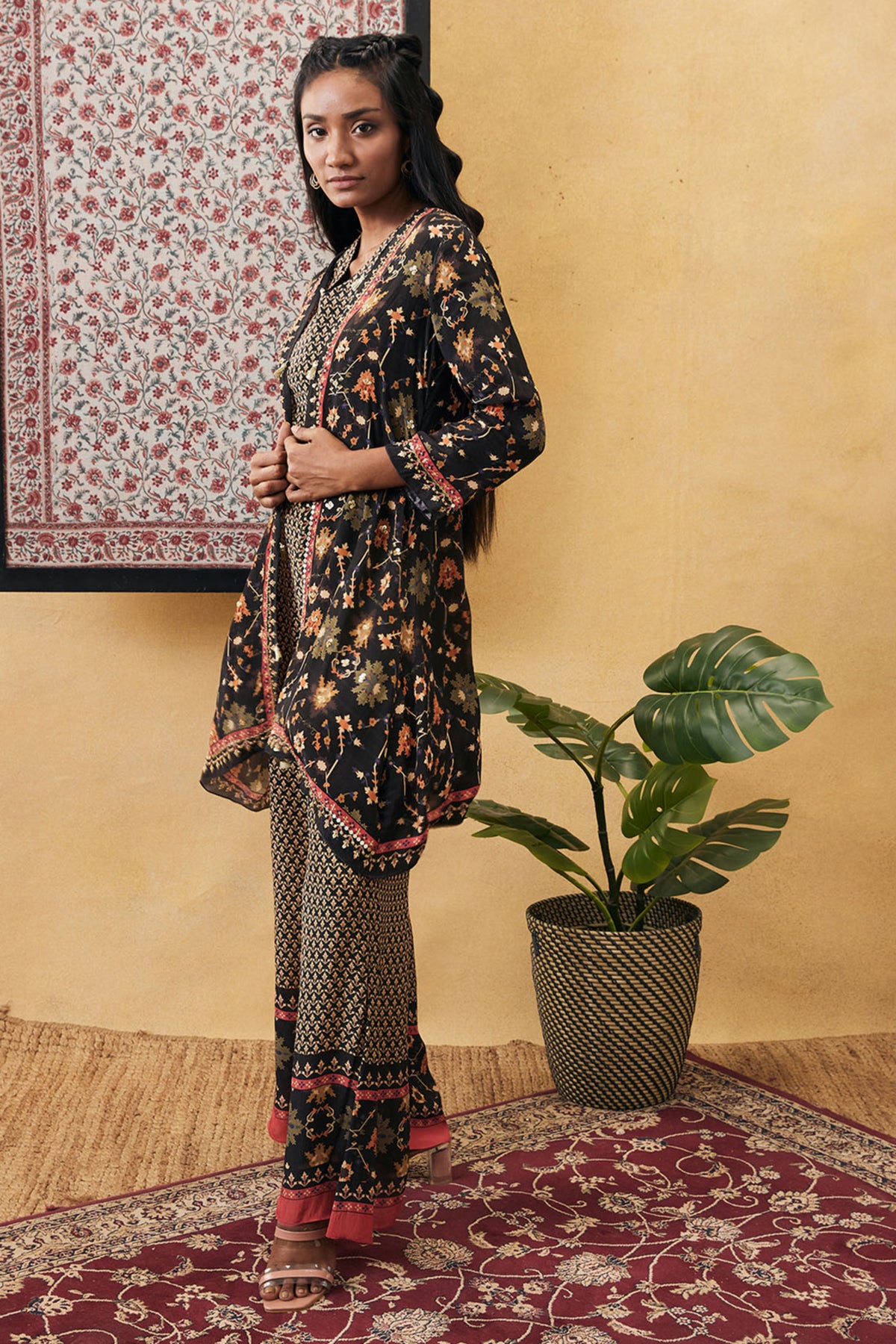 Zahra Co-ord Set With Jacket