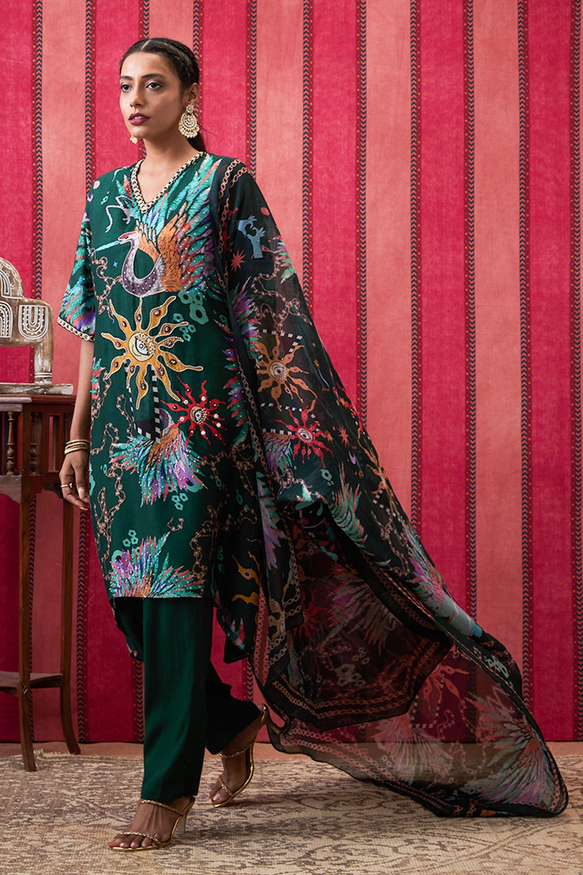 Aisha Embroidered Kurta Set