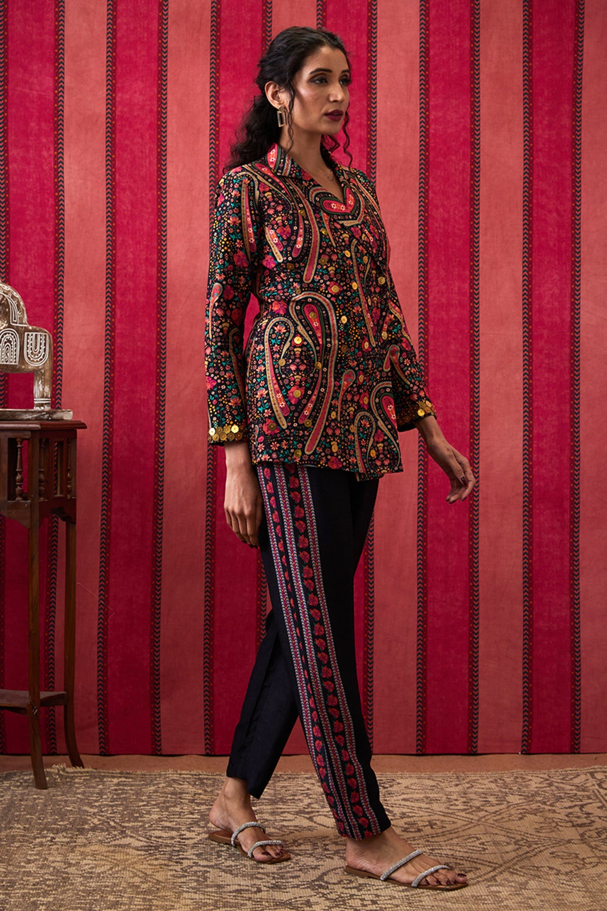 Qala Embellished Blazer Co-ord Set