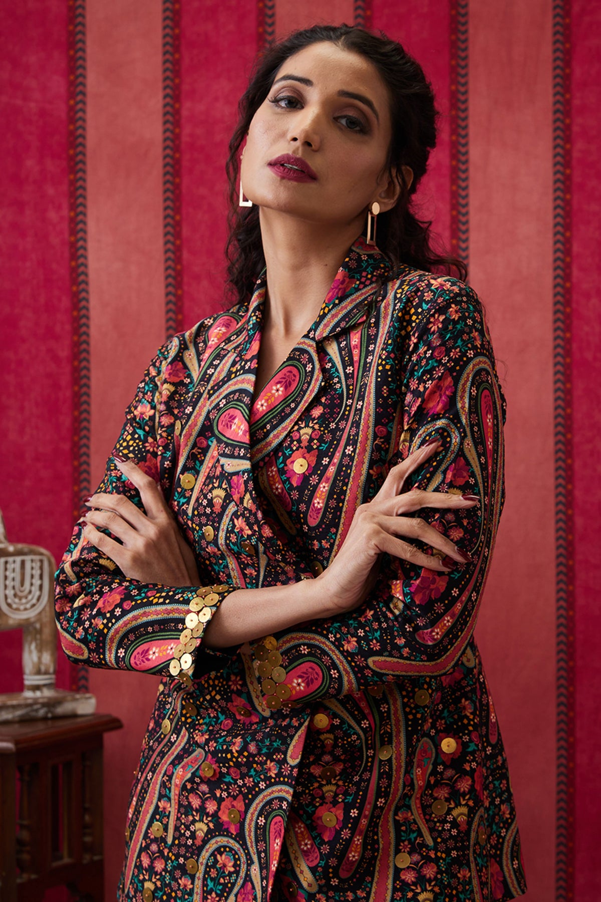 Qala Embellished Blazer Co-ord Set