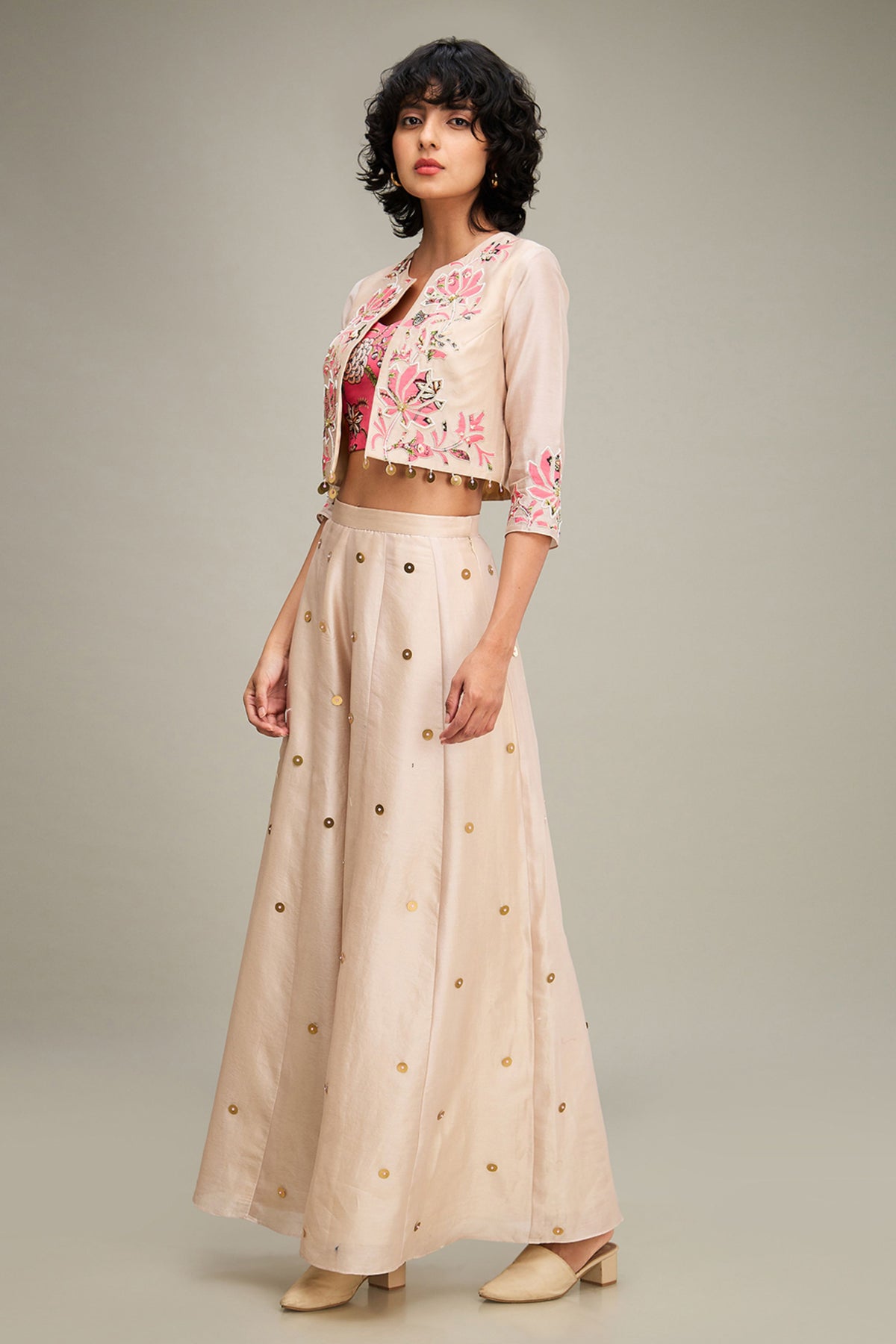 Mehr Applique Palazzo Set