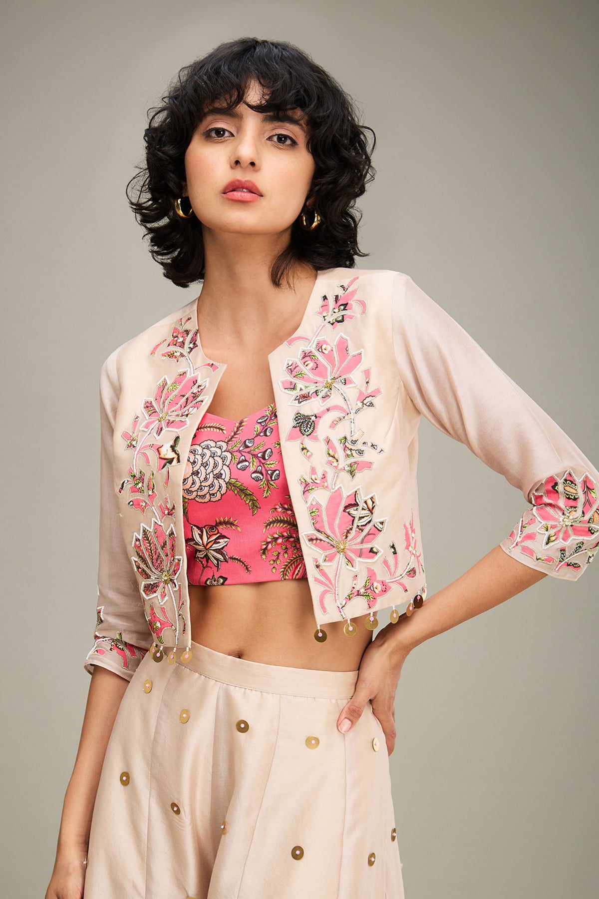 Mehr Applique Palazzo Set