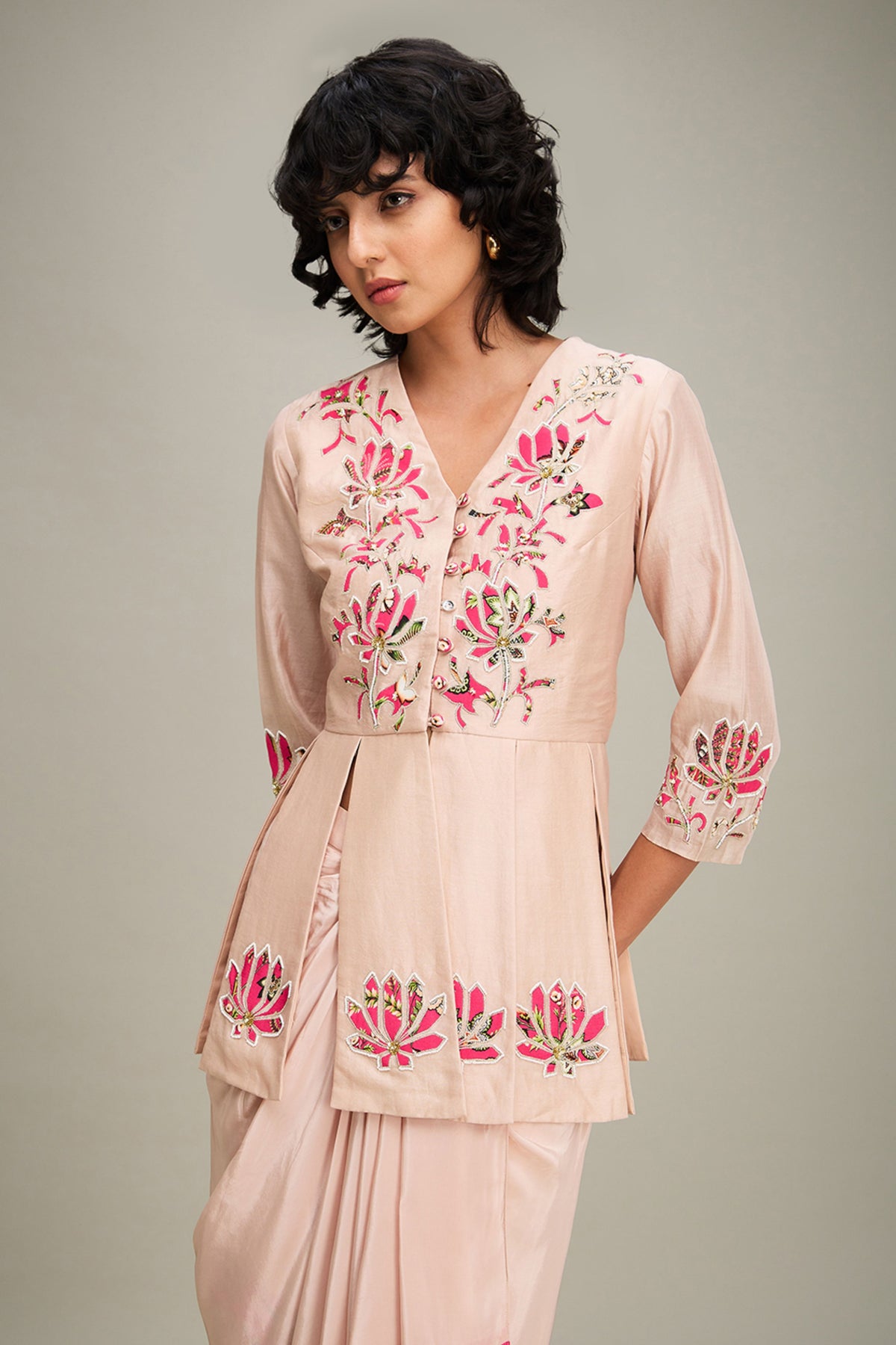 Mehr Applique Paneled Top