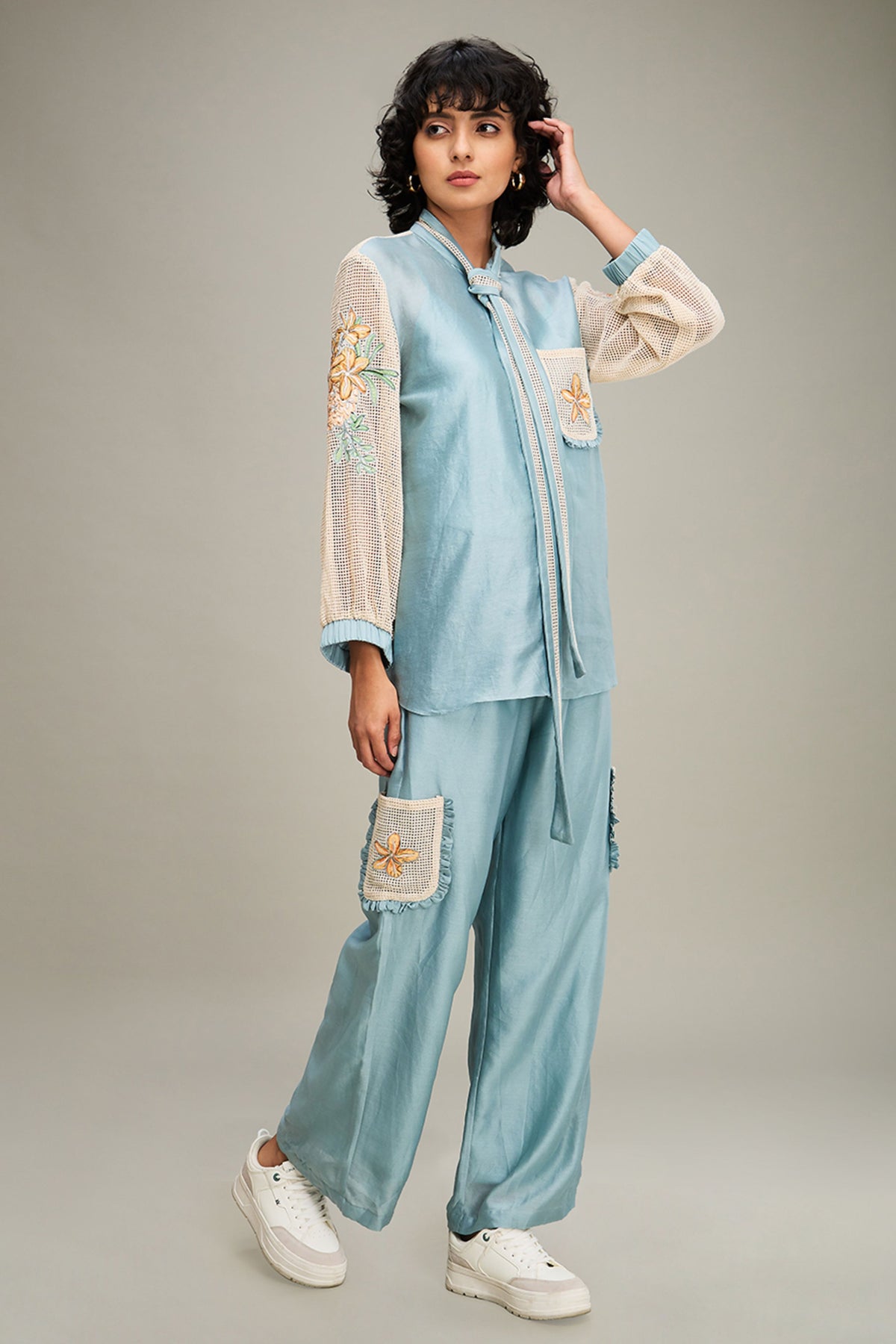 Zinnia Applique Co-Ord Set