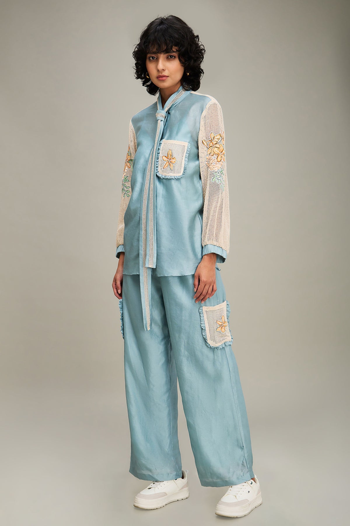 Zinnia Applique Co-Ord Set