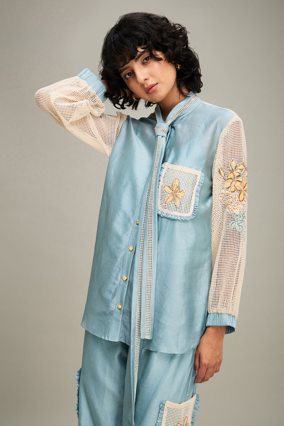 Zinnia Applique Co-Ord Set