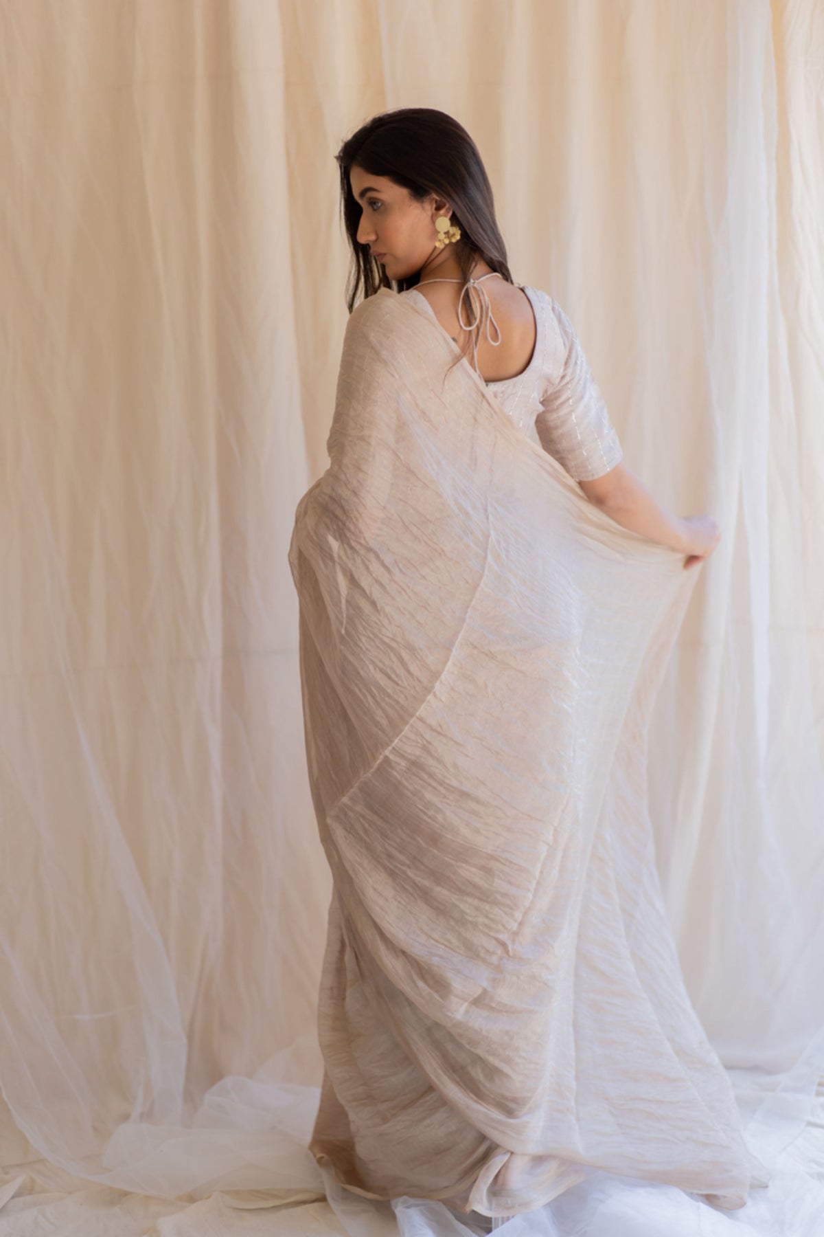 Inara tissue saree &amp; blosue