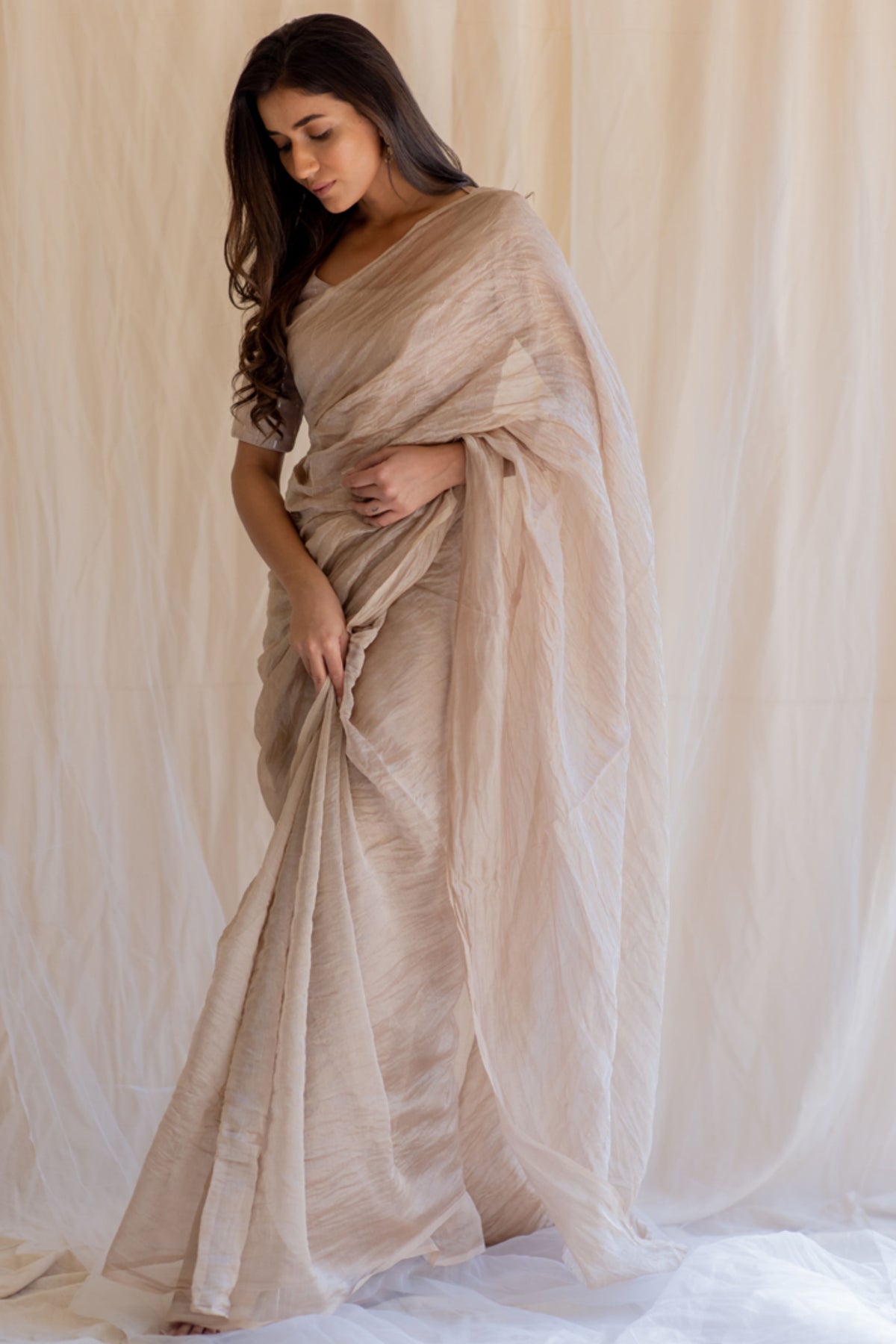 Inara tissue saree &amp; blosue