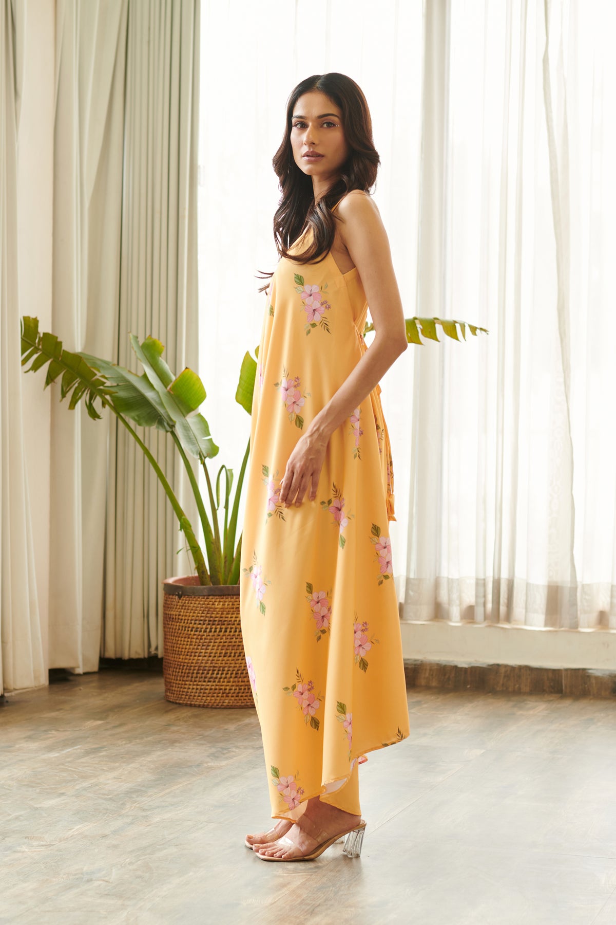 Jasmine Yellow Palazzo Jumpsuit