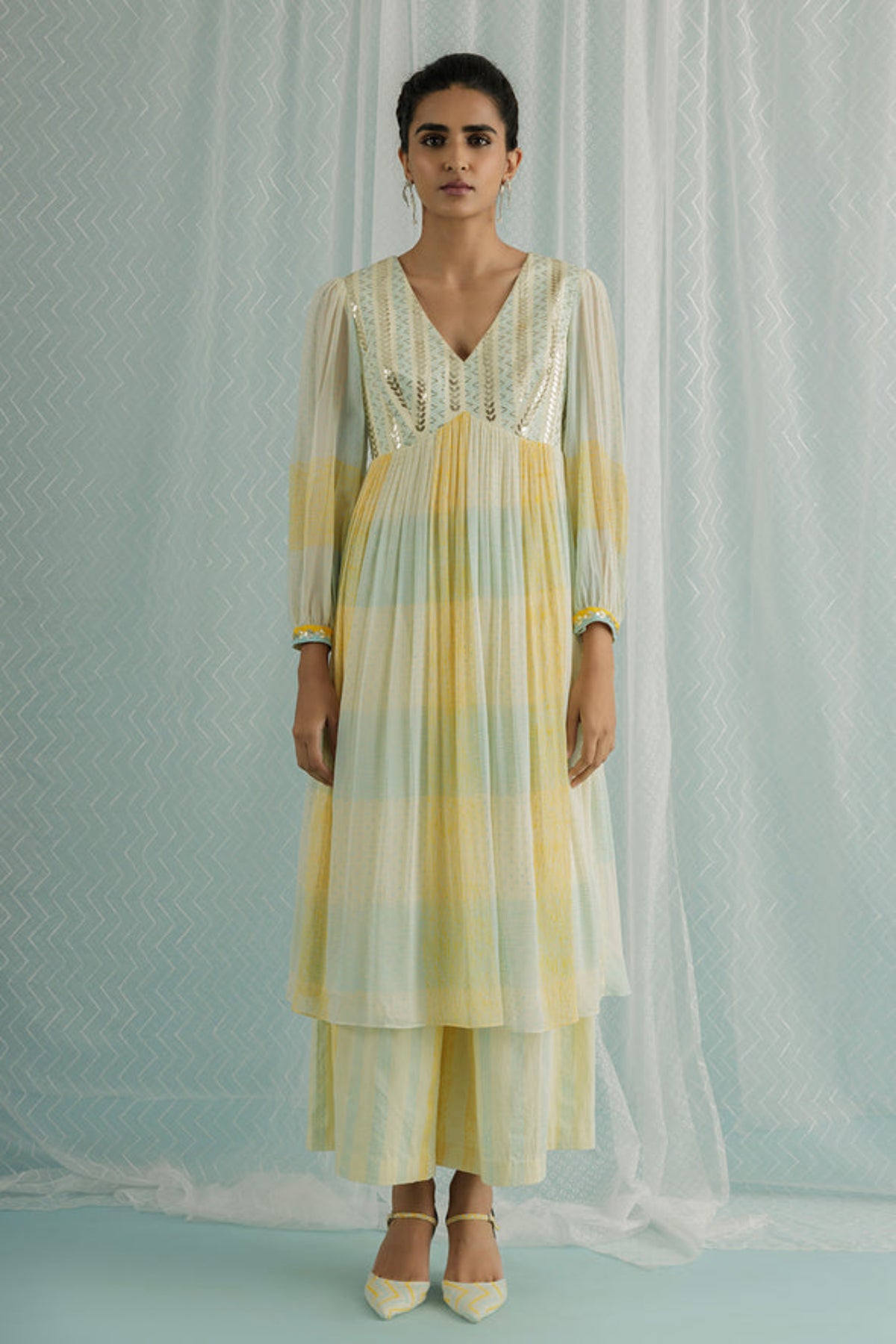 Ivory Aila Kurta Set