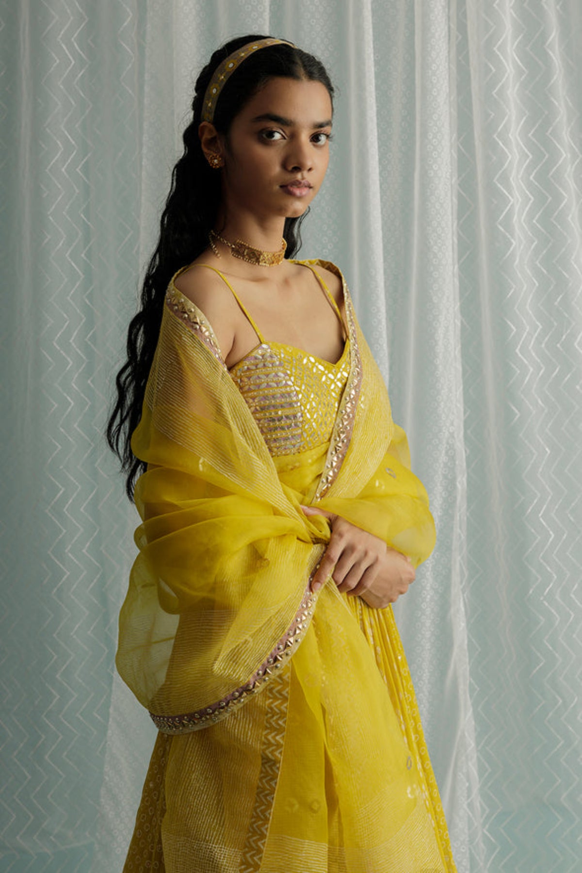 Canary Aria Lehenga Set