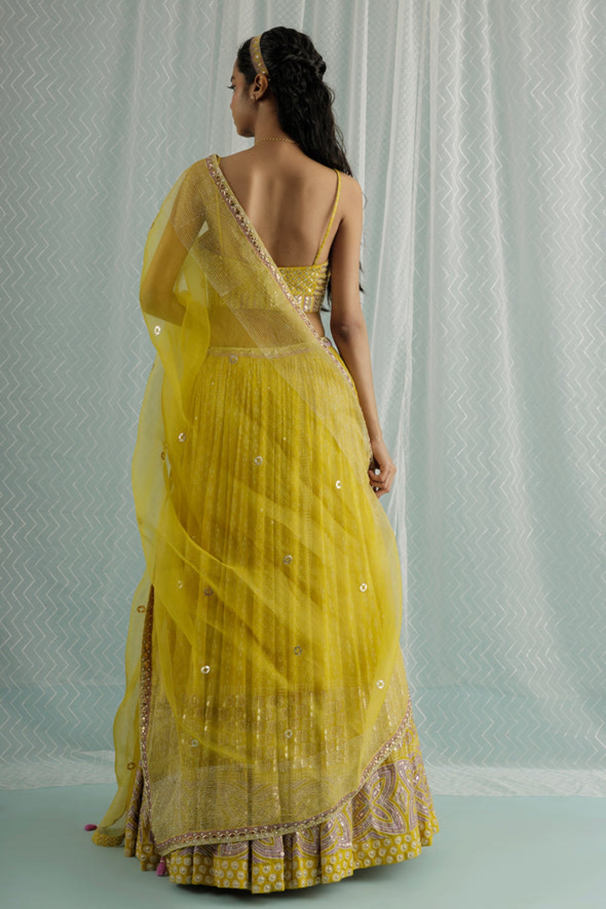 Canary Aria Lehenga Set