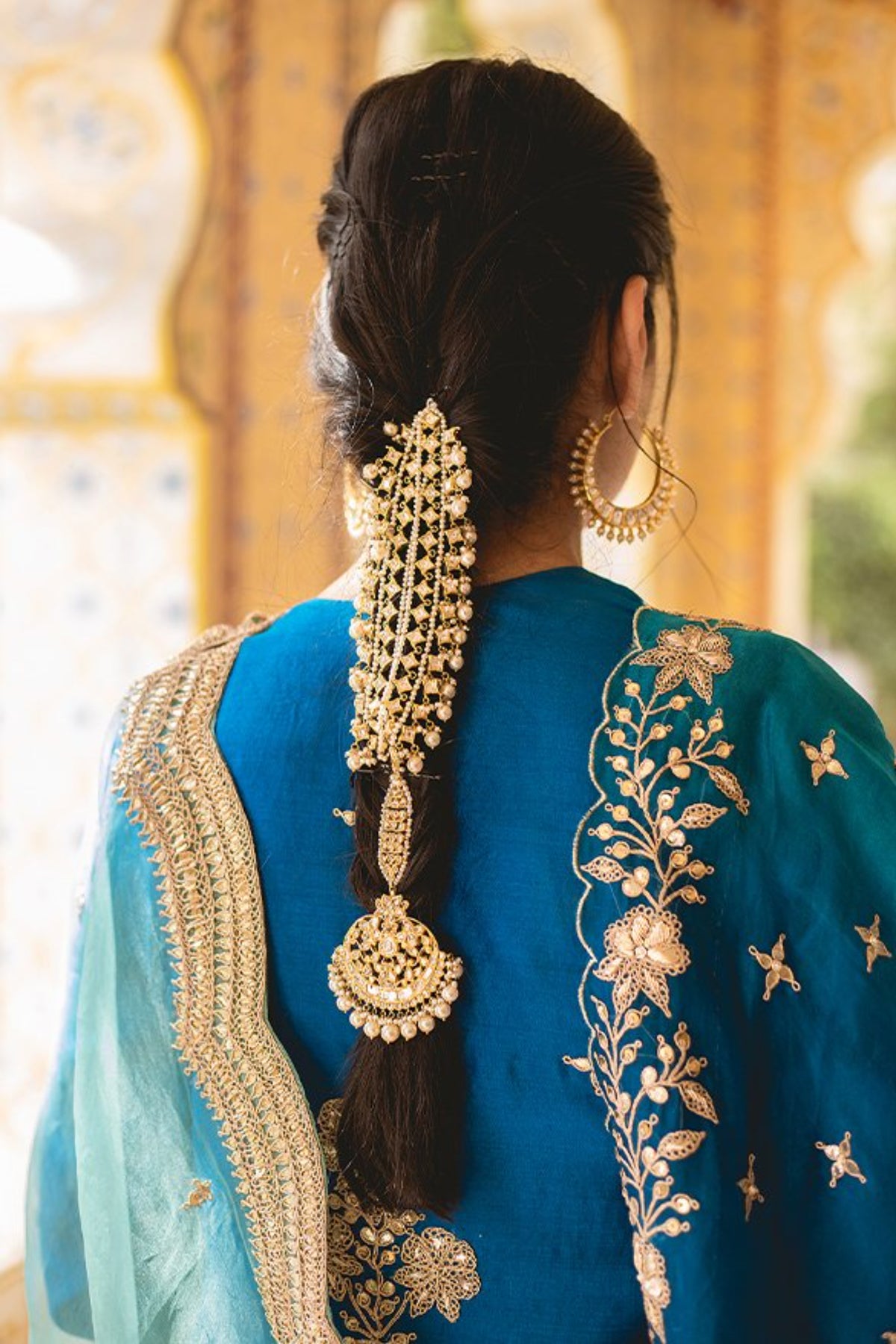 Teal Blue Lehenga Set