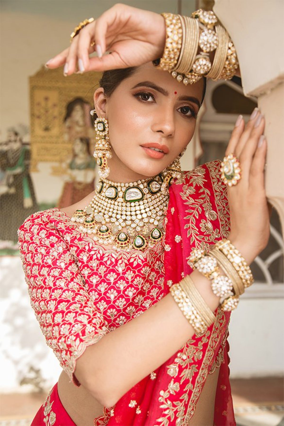 Red Lehenga Set