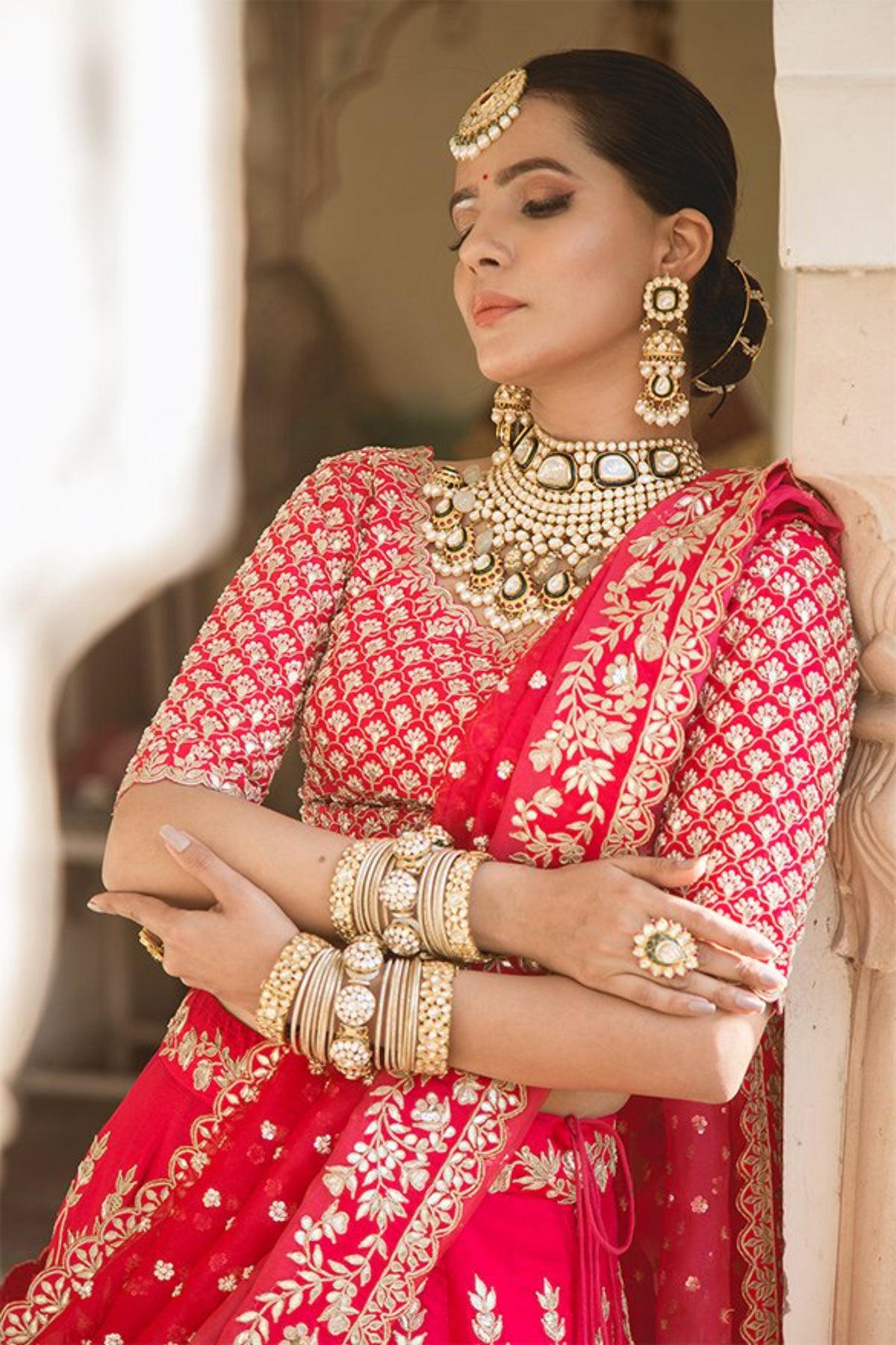 Red Lehenga Set