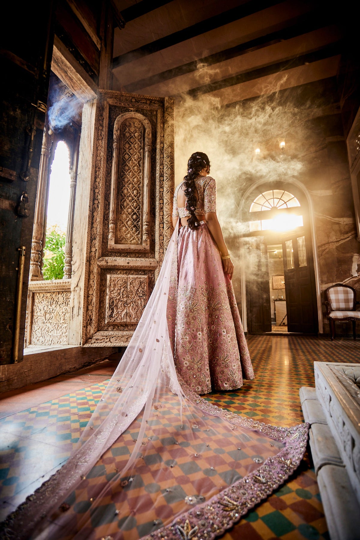 Onion Pink Lehenga Set