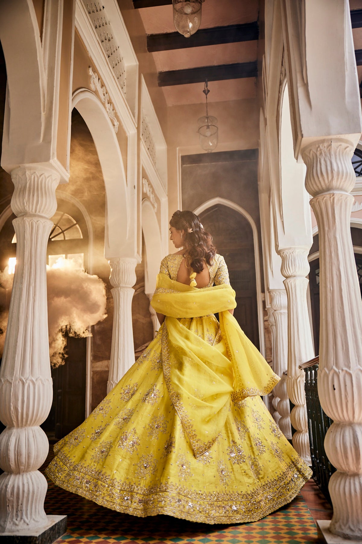 Lemon Yellow Lehenga Set