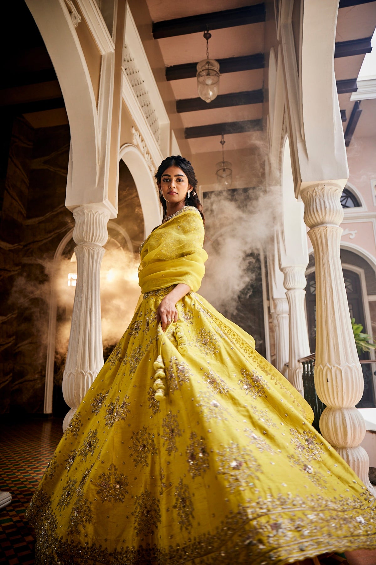 Lemon Yellow Lehenga Set