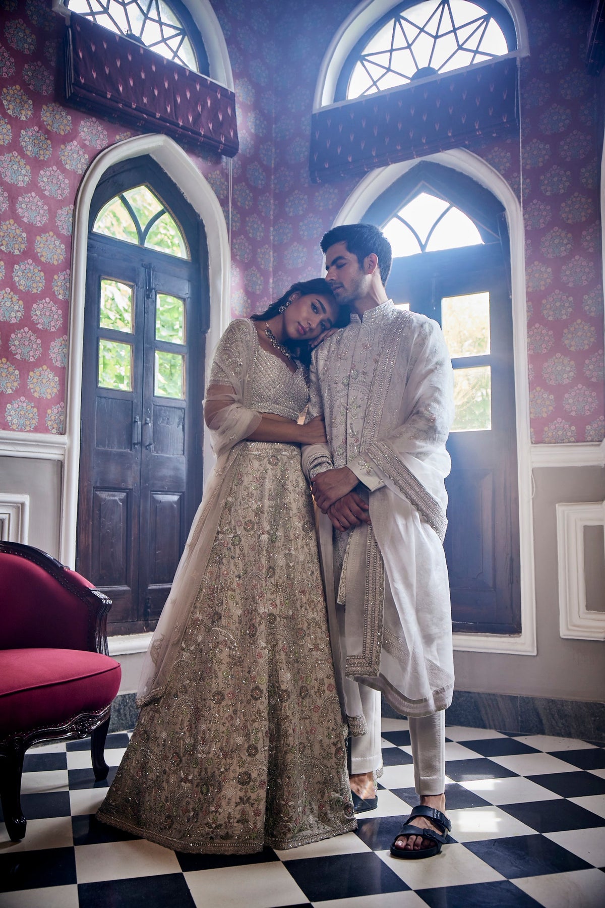 Whisper Grey Lehenga Set