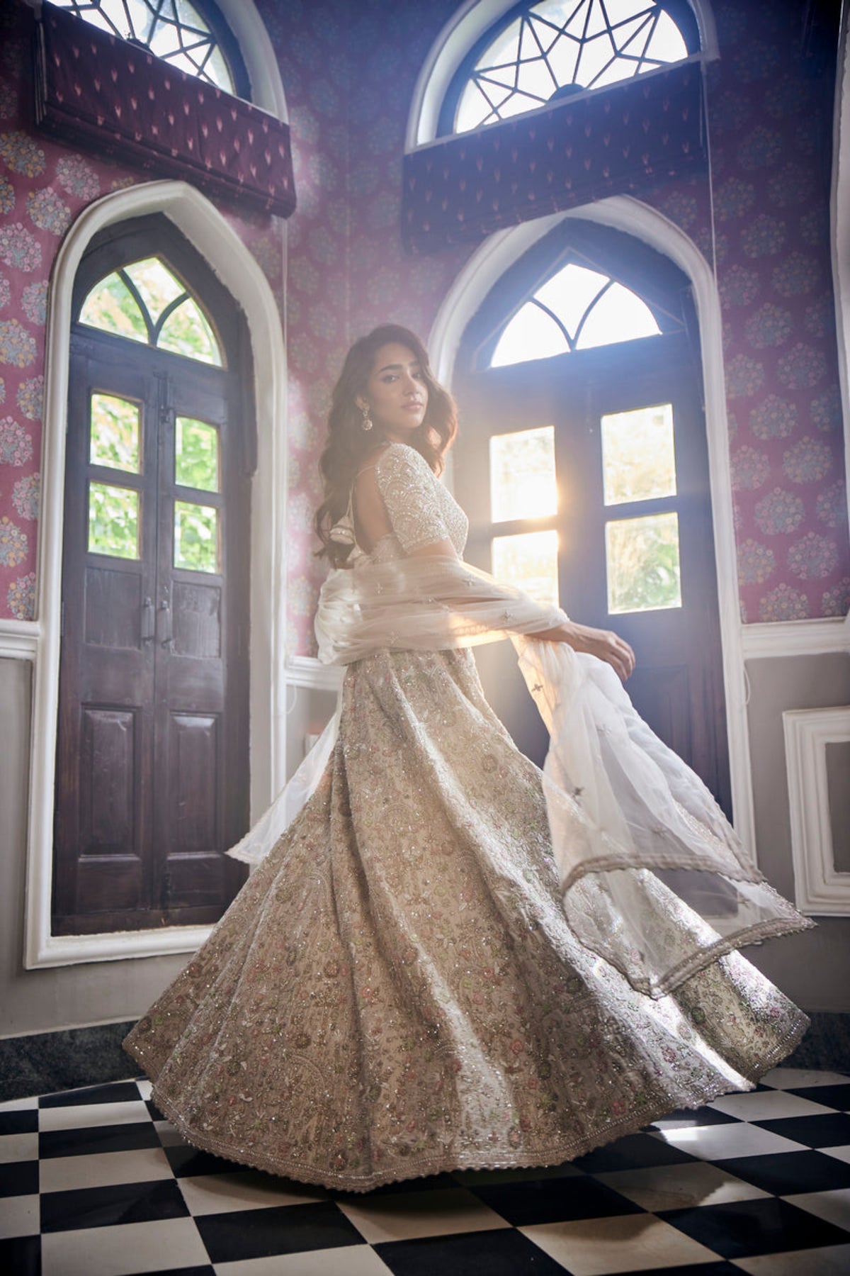 Whisper Grey Lehenga Set