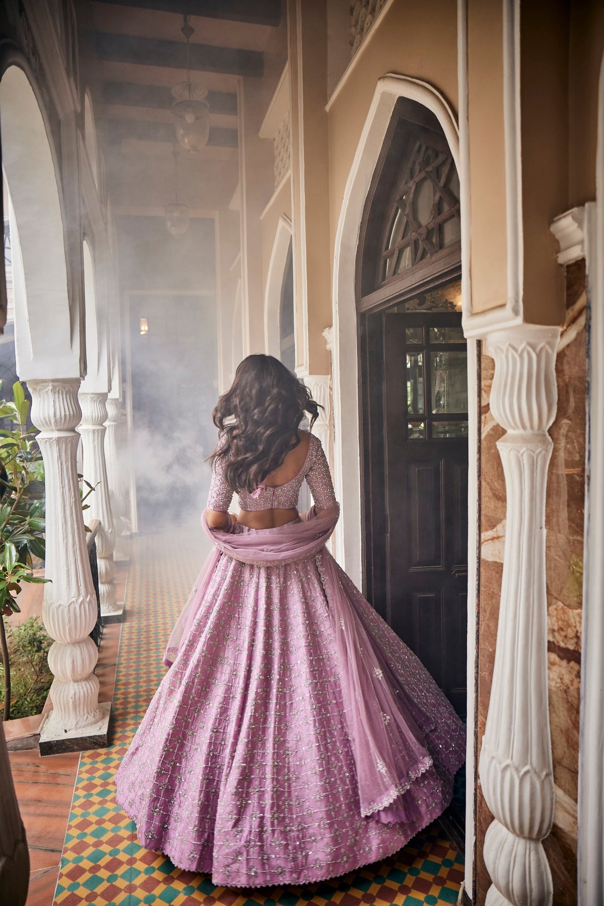 Lavender Lehenga Set