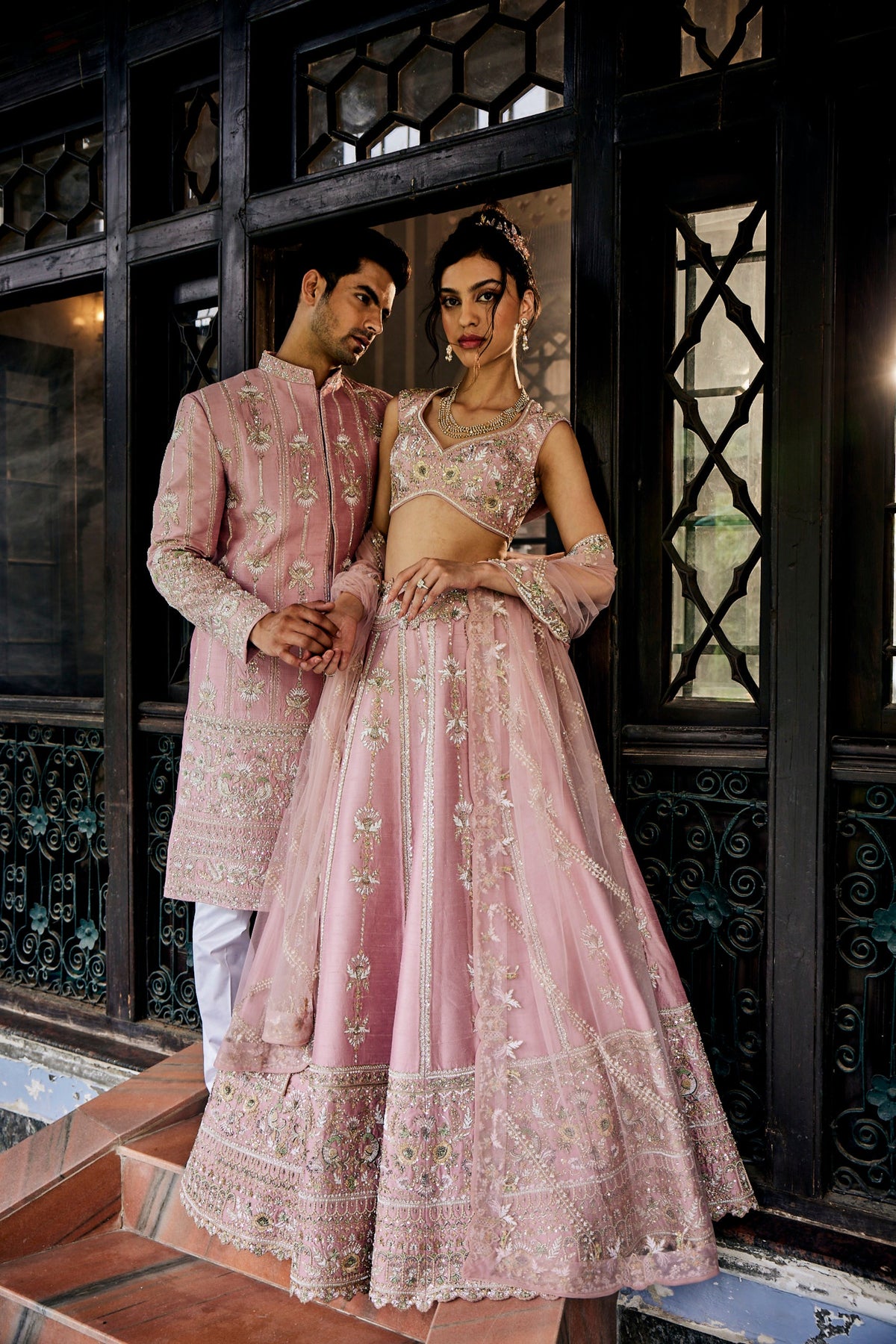 Lemonade Pink Lehenga Set