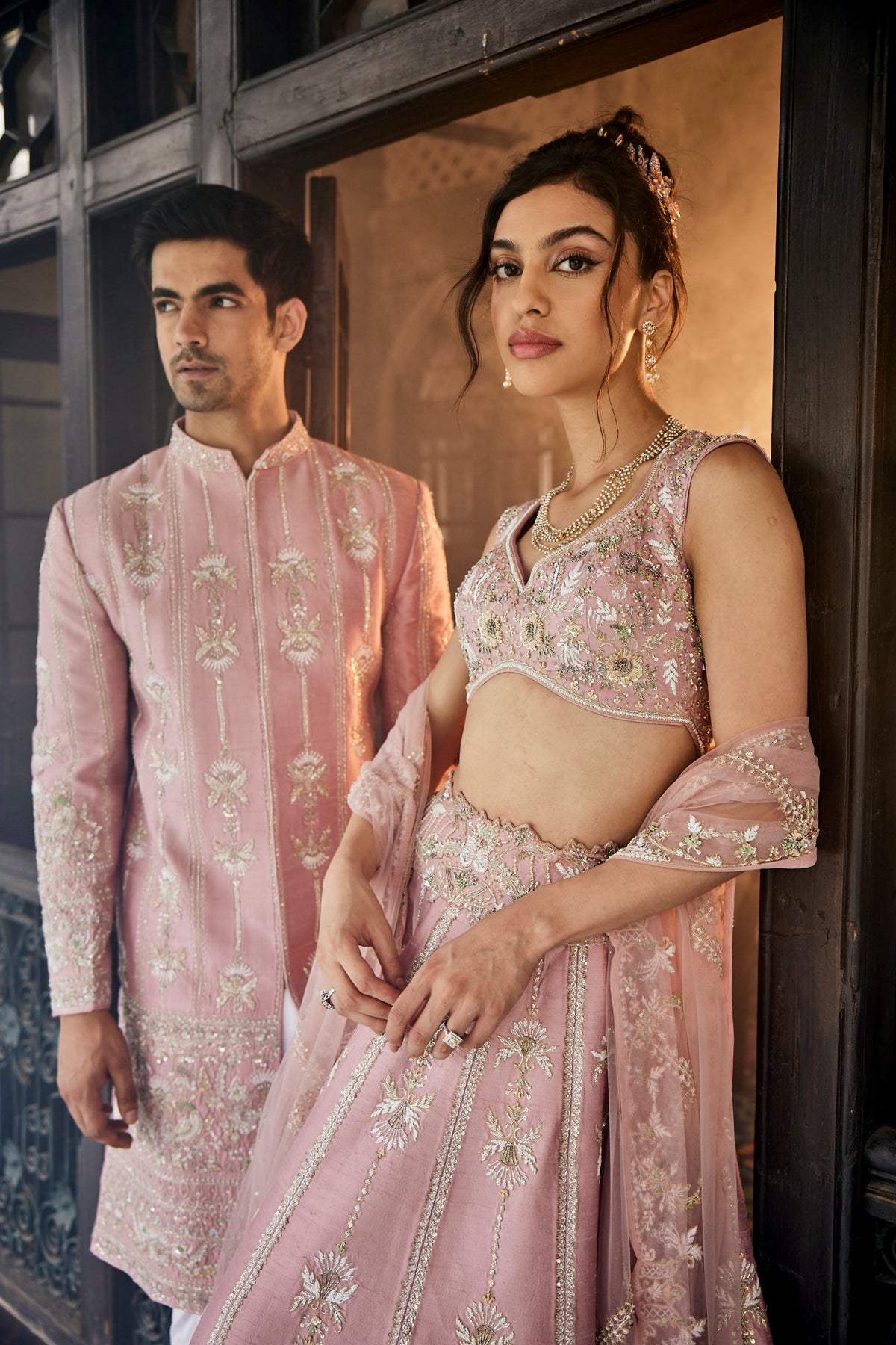 Lemonade Pink Lehenga Set